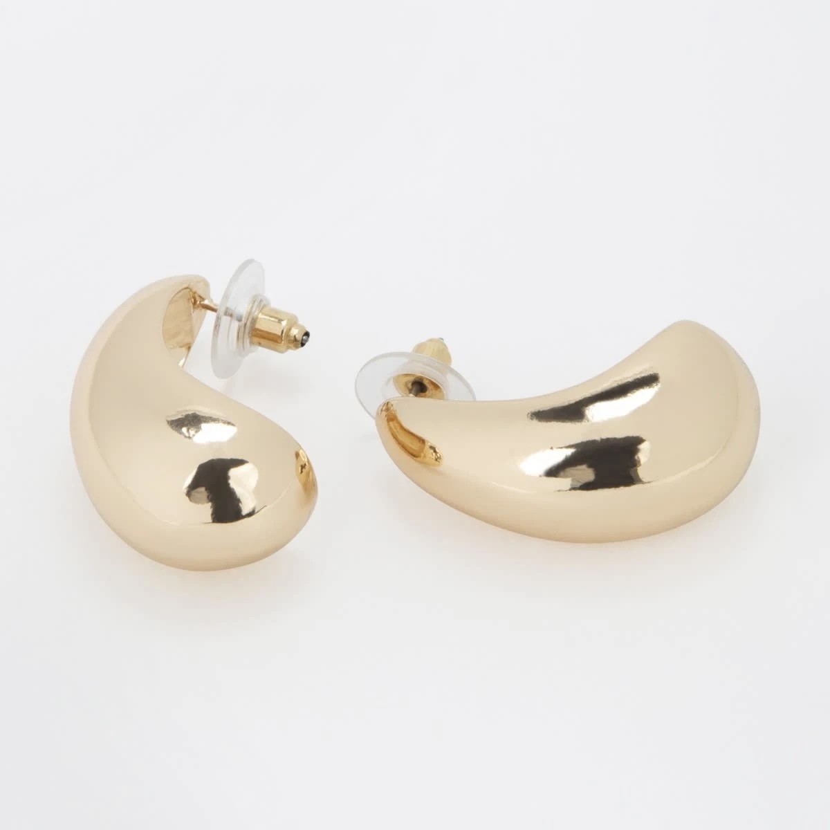4 Statement Teardrop Earrings - Gold Tone, 4 of 5