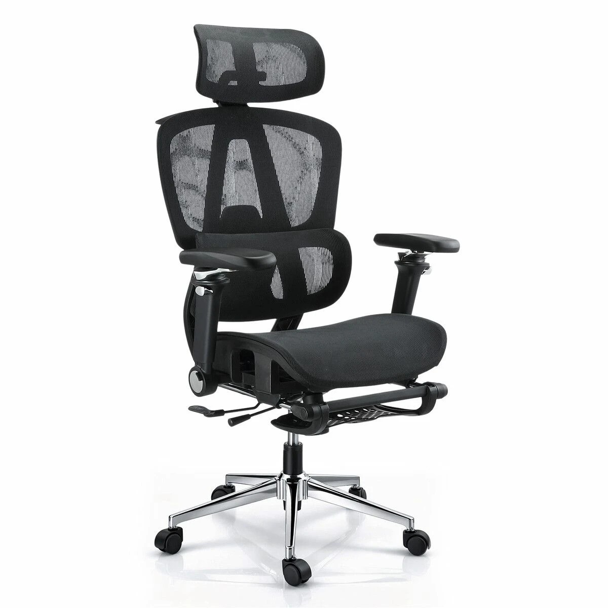 2 AUSWAY Mesh Office Chair Ergonomic High Back Comfortable, 2 of 7