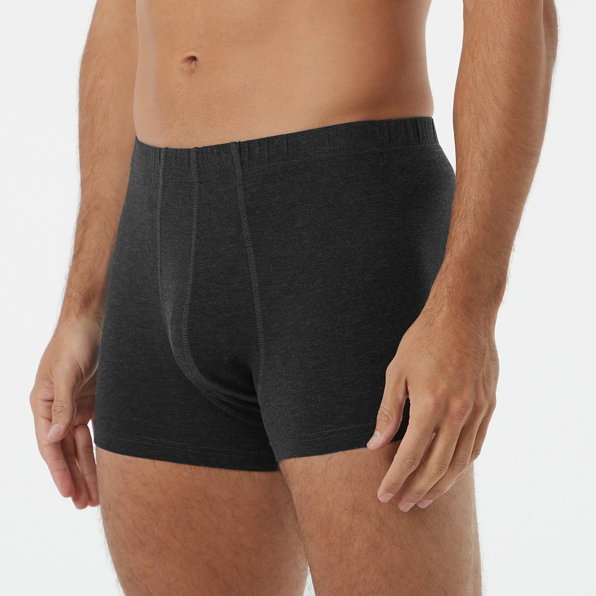 3 5 Pack Tunnel Waistband Trunks CHARCOAL MARLE, 3 of 7