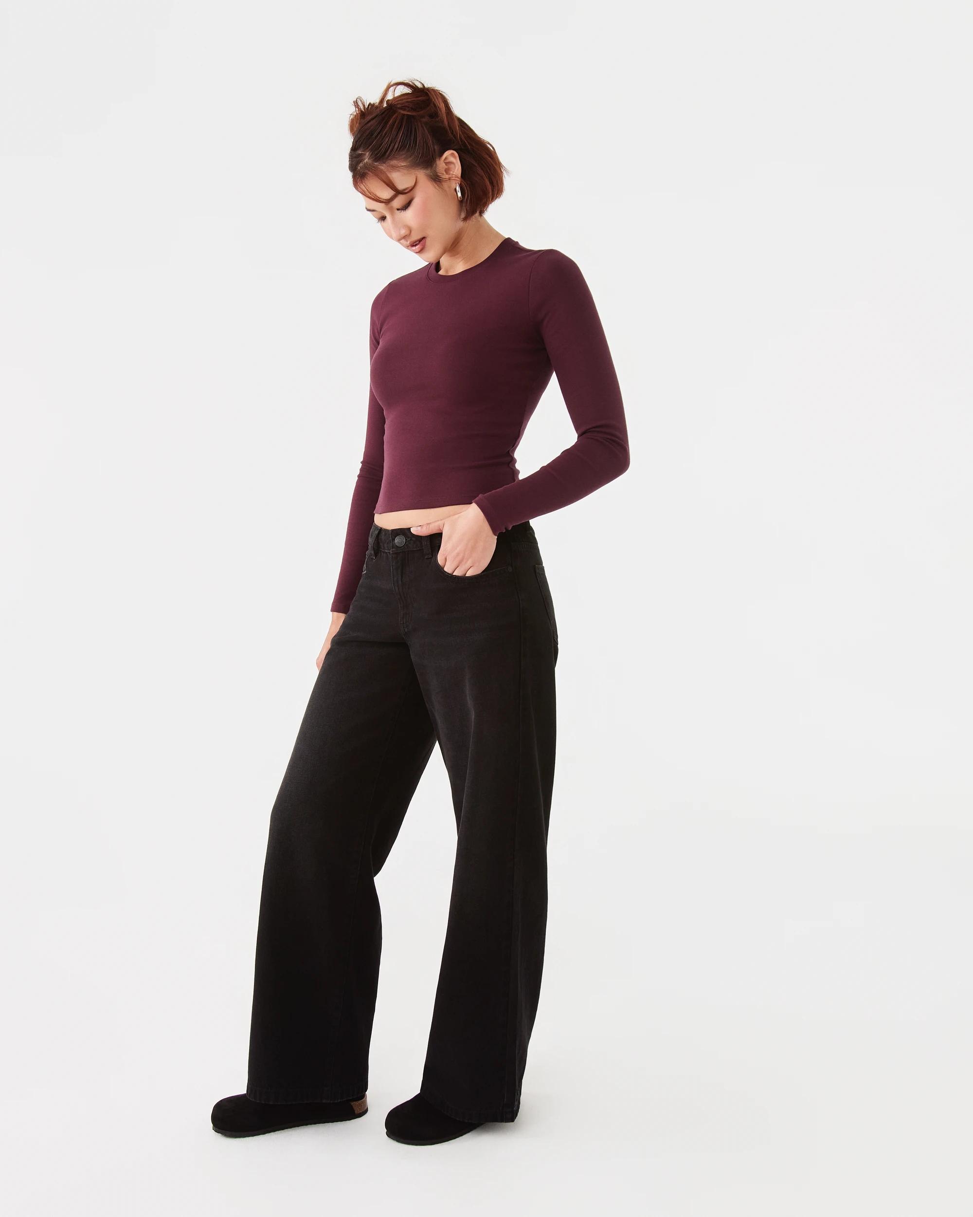 3 Long Sleeve Neat Fit T-shirt Red Royale, 3 of 6