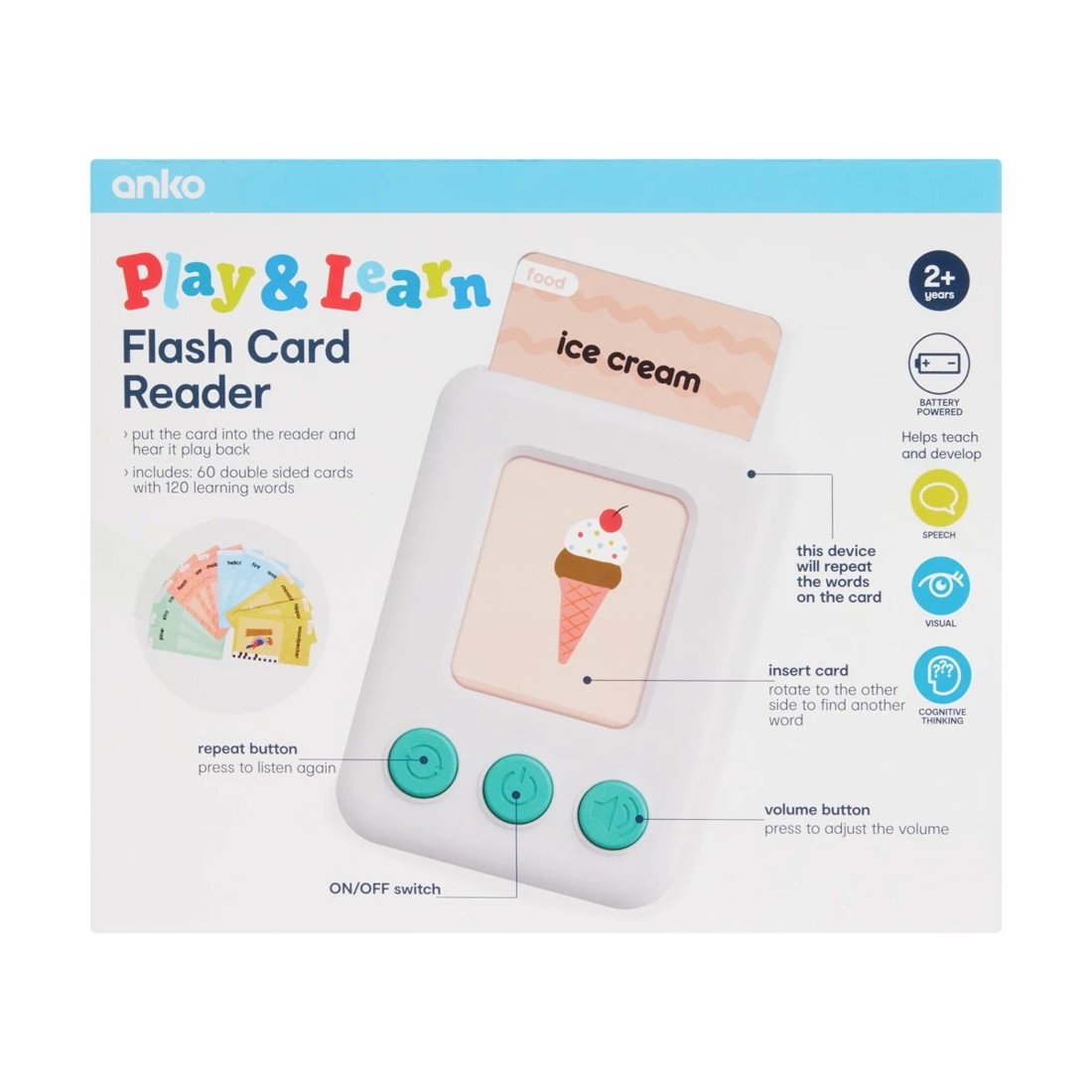 10 Play & Learn Flash Card Reader, 10 of 10