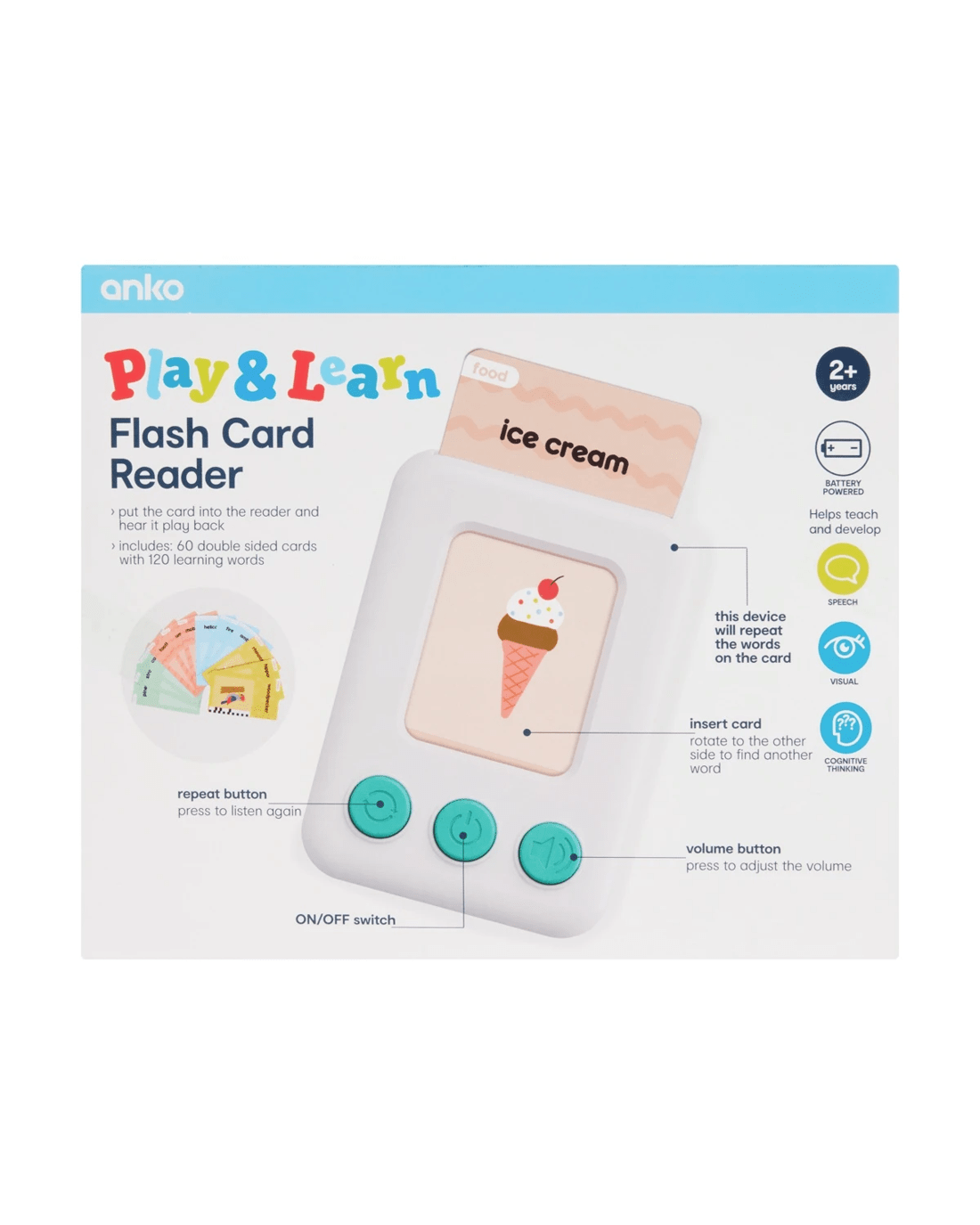 10 Play & Learn Flash Card Reader, 10 of 10