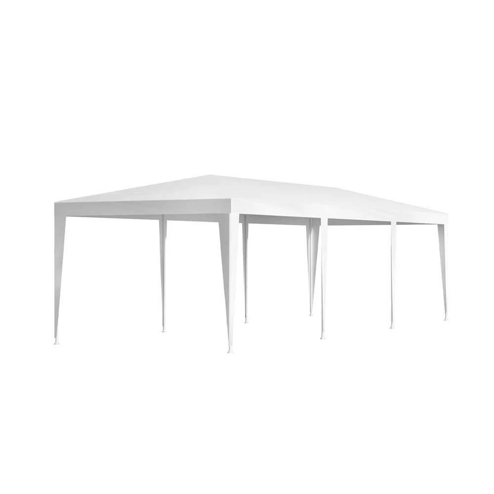 1 Instahut Gazebo 3x9m Wedding Party Marquee Tent Outdoor Event Camping Canopy Shade - White, 1 of 6