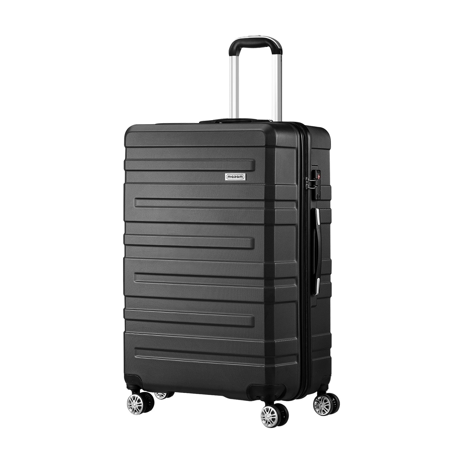 1 Mazam 28" Luggage Suitcase Travel TSA Lock Storage Hard Shell Case - Black, 1 of 9