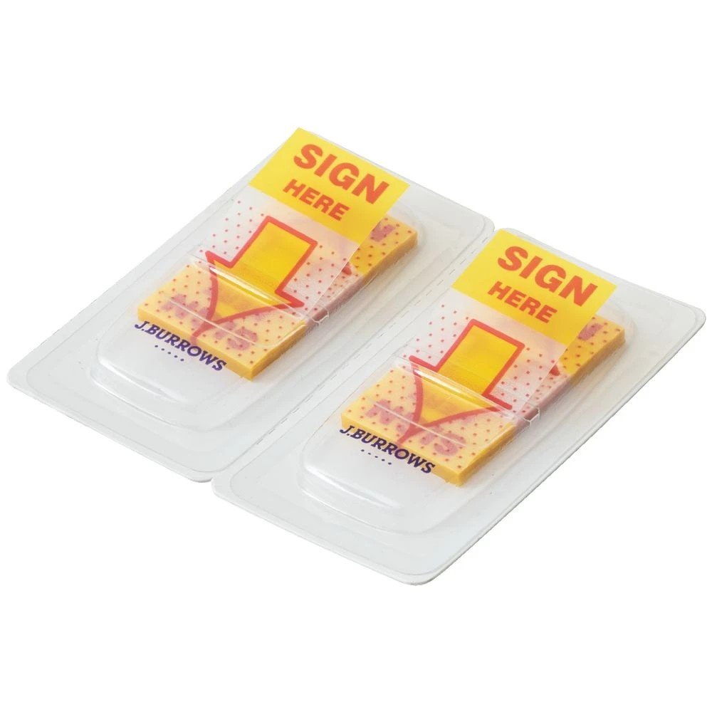 3 J.Burrows Sign Here Flags 25 x 44mm 2 Pack, 3 of 3