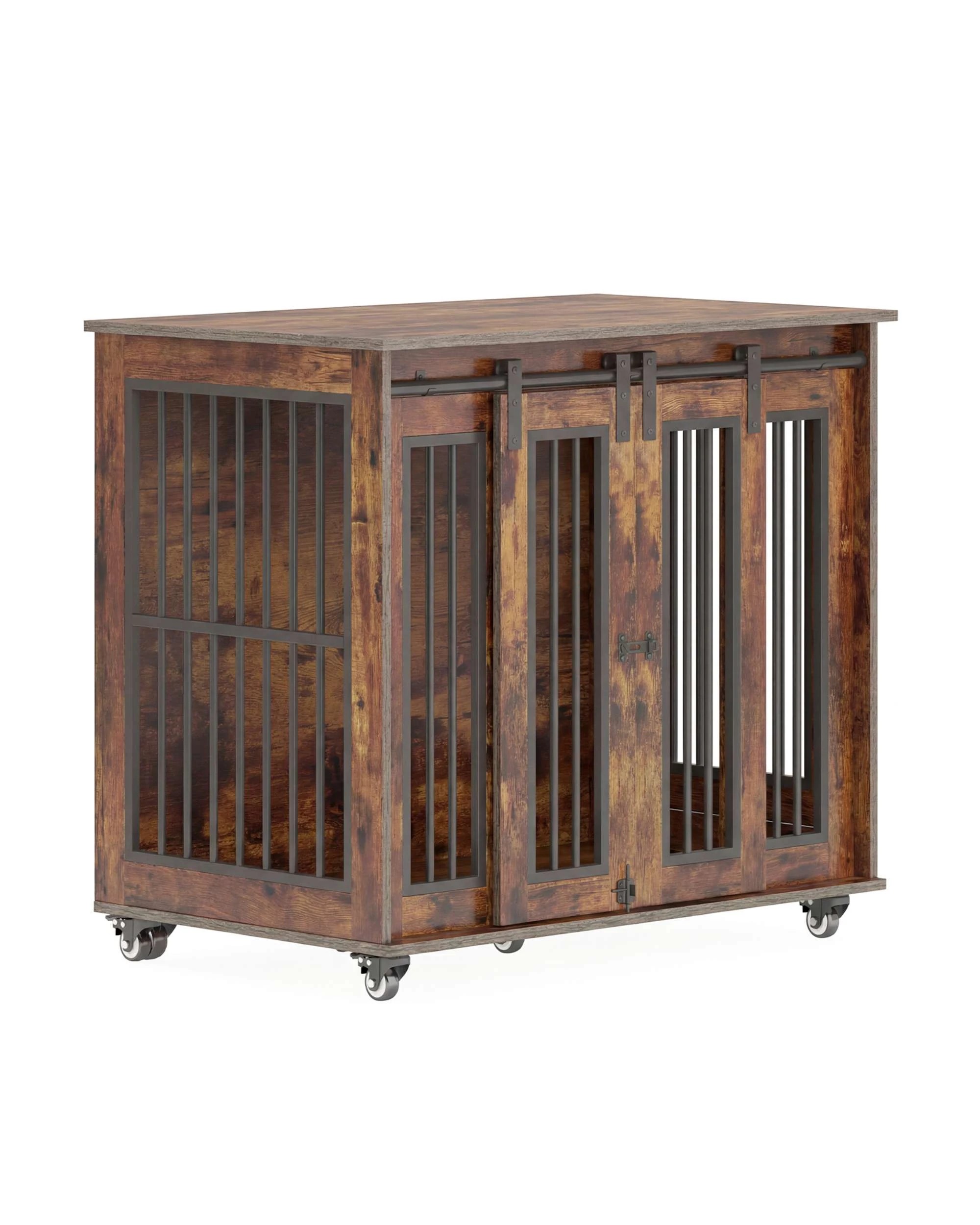 5 Advwin Dog Crate Furniture Heavy Duty Dog Cage Kennel, 5 of 8