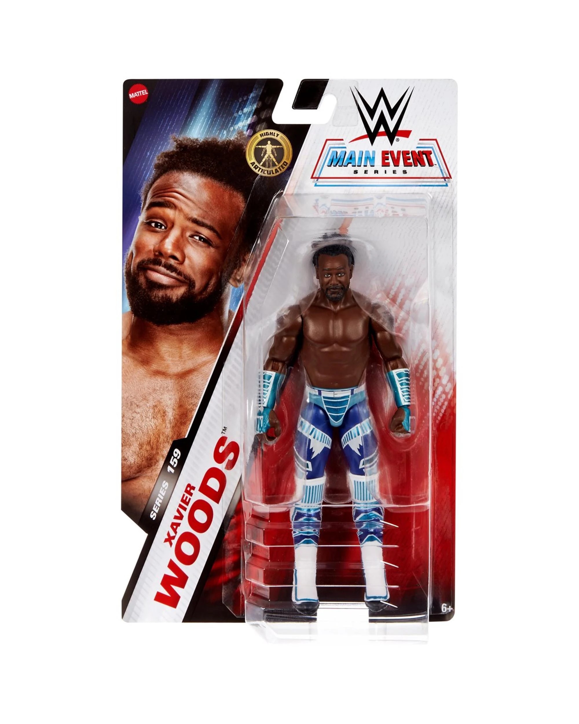 Wilton Bradley WWE Main Event Series 159 Xavier Woods Action