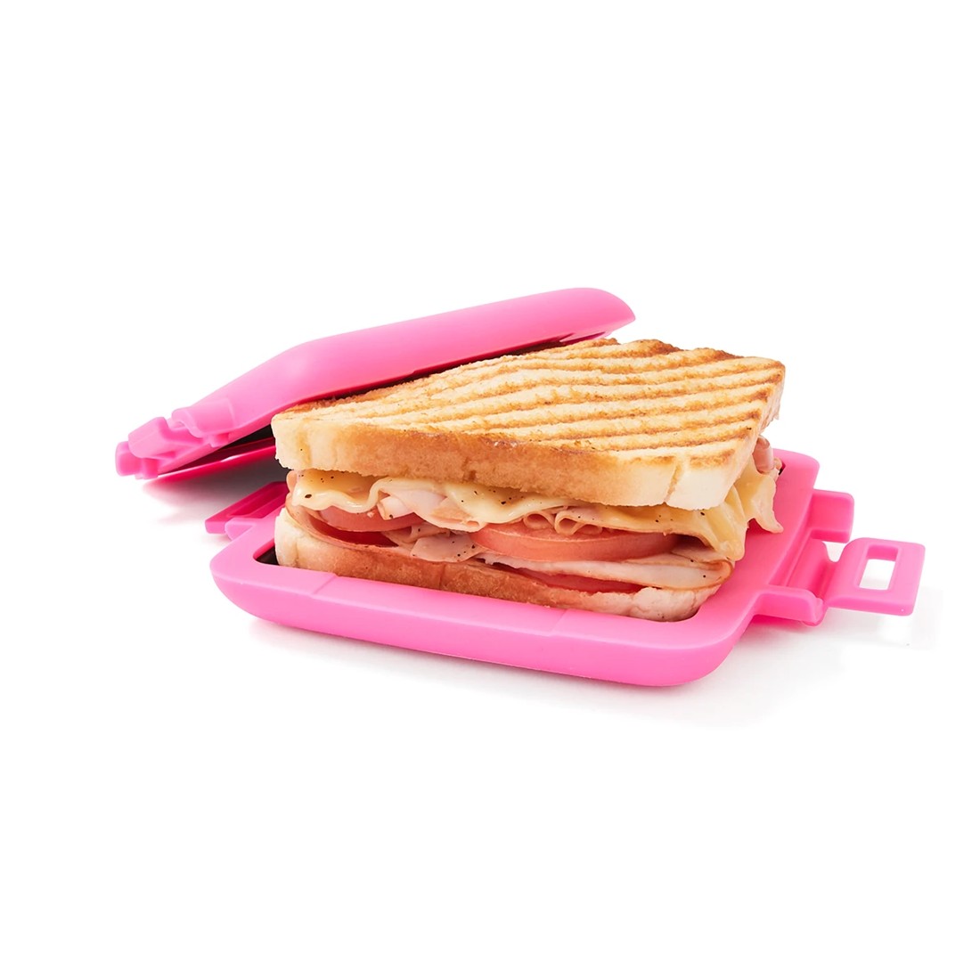 1 Microwave Toastie Maker - Pink, 1 of 11