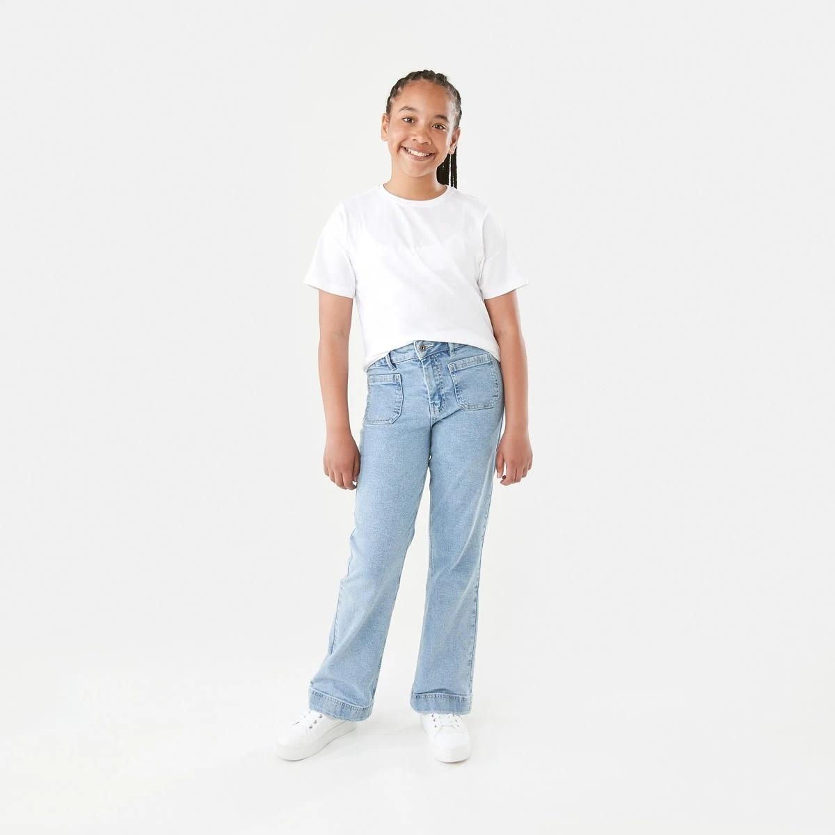 7 Flared Pocket Jeans Mid Denim, 7 of 10