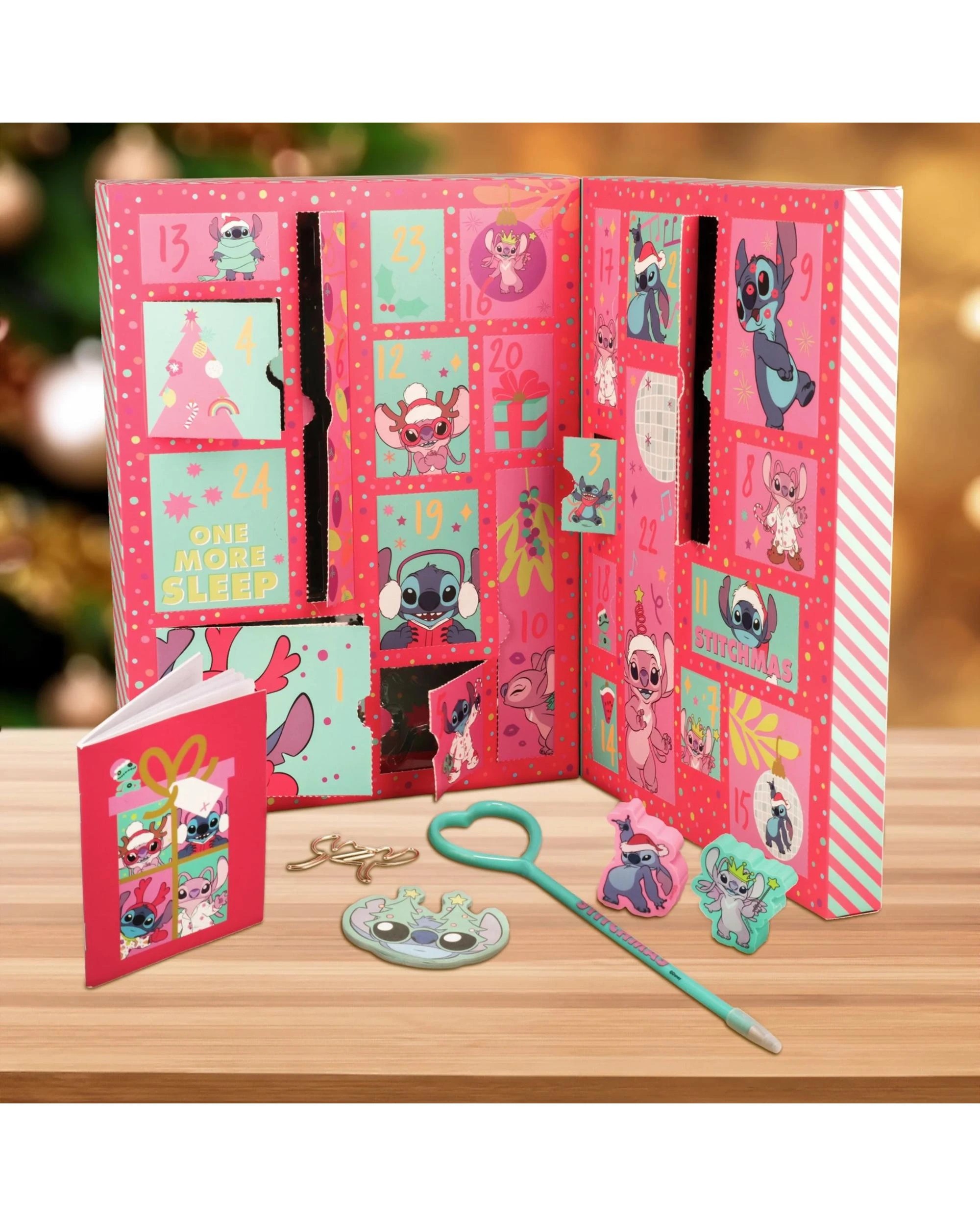 4 Disney Stitch Stationery Advent Calendar 2025, 4 of 4
