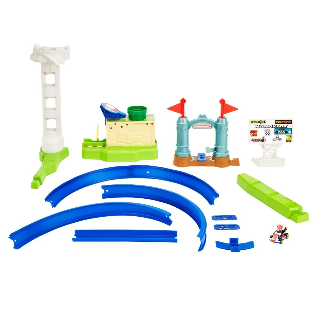2 ​Hot Wheels Mario Kart Circuit Slam Track Set, 2 of 8