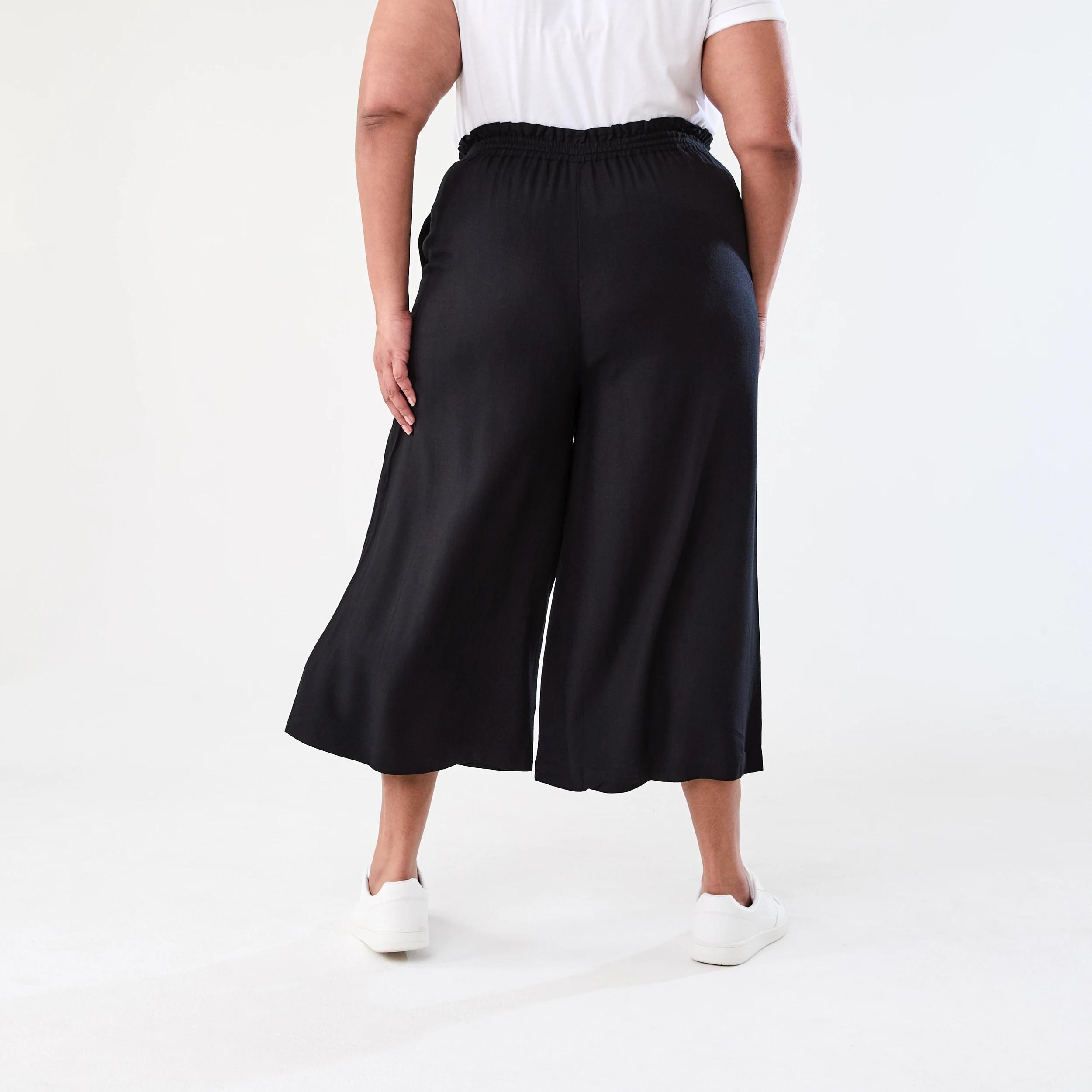 3 Curve Swing Culottes Black, 3 of 6