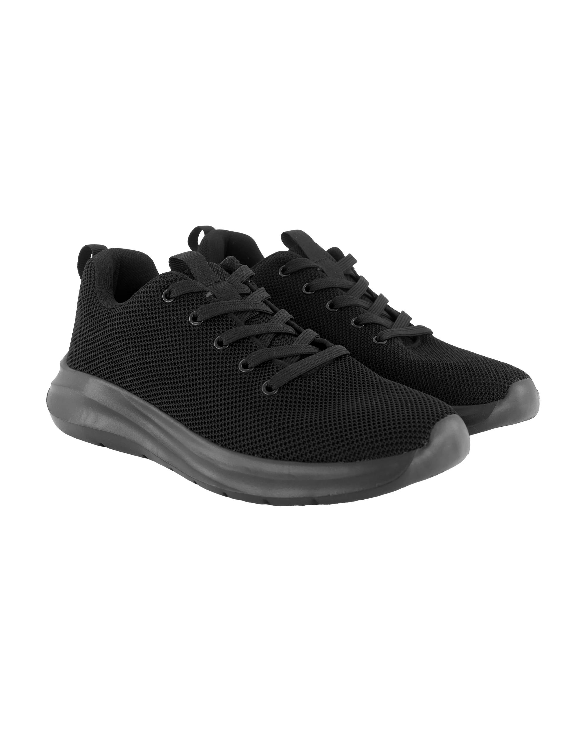 2 Lace Up Mesh Sneakers Black, 2 of 5