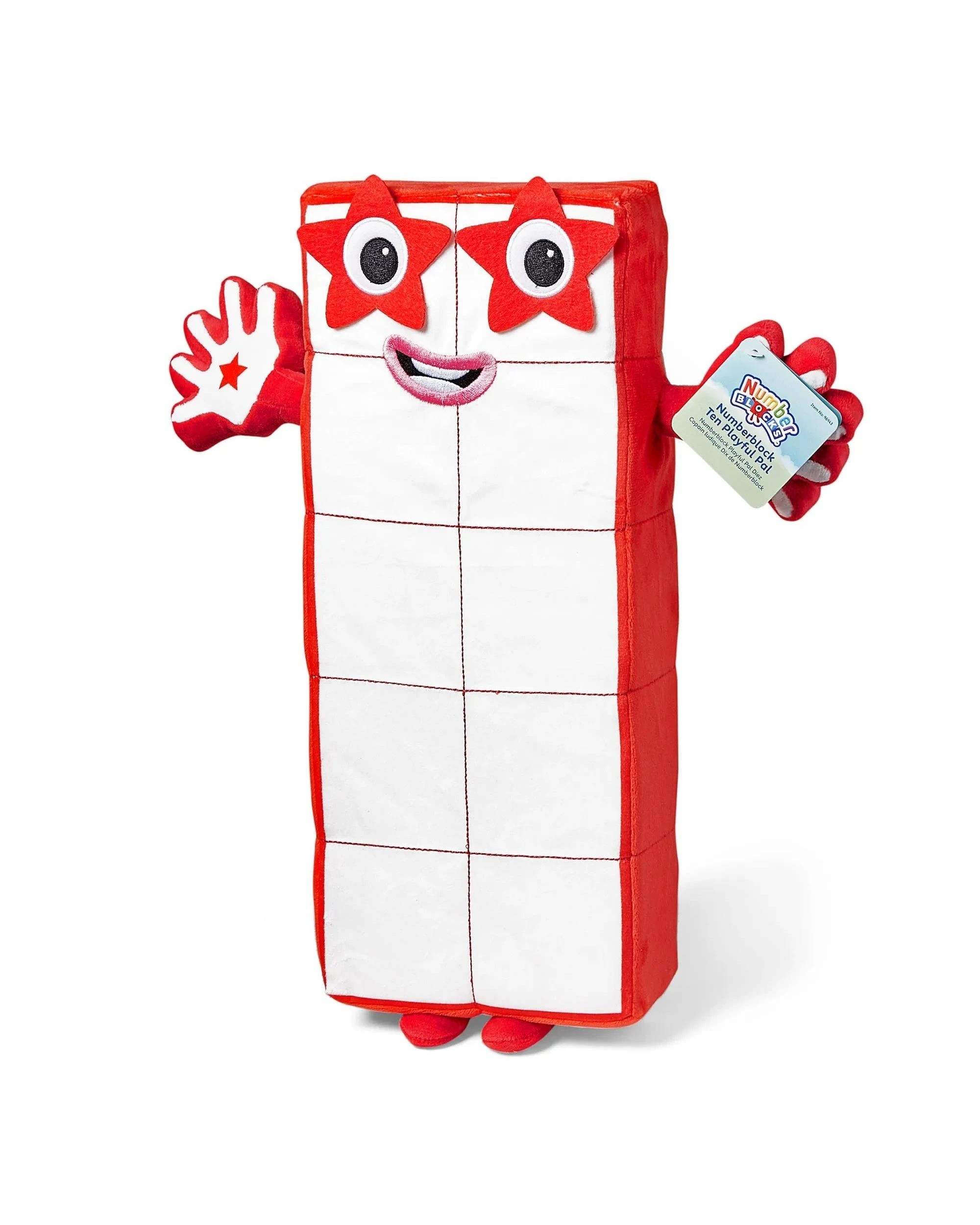 1 Numberblocks Ten Playful Pal Plush, 1 of 6