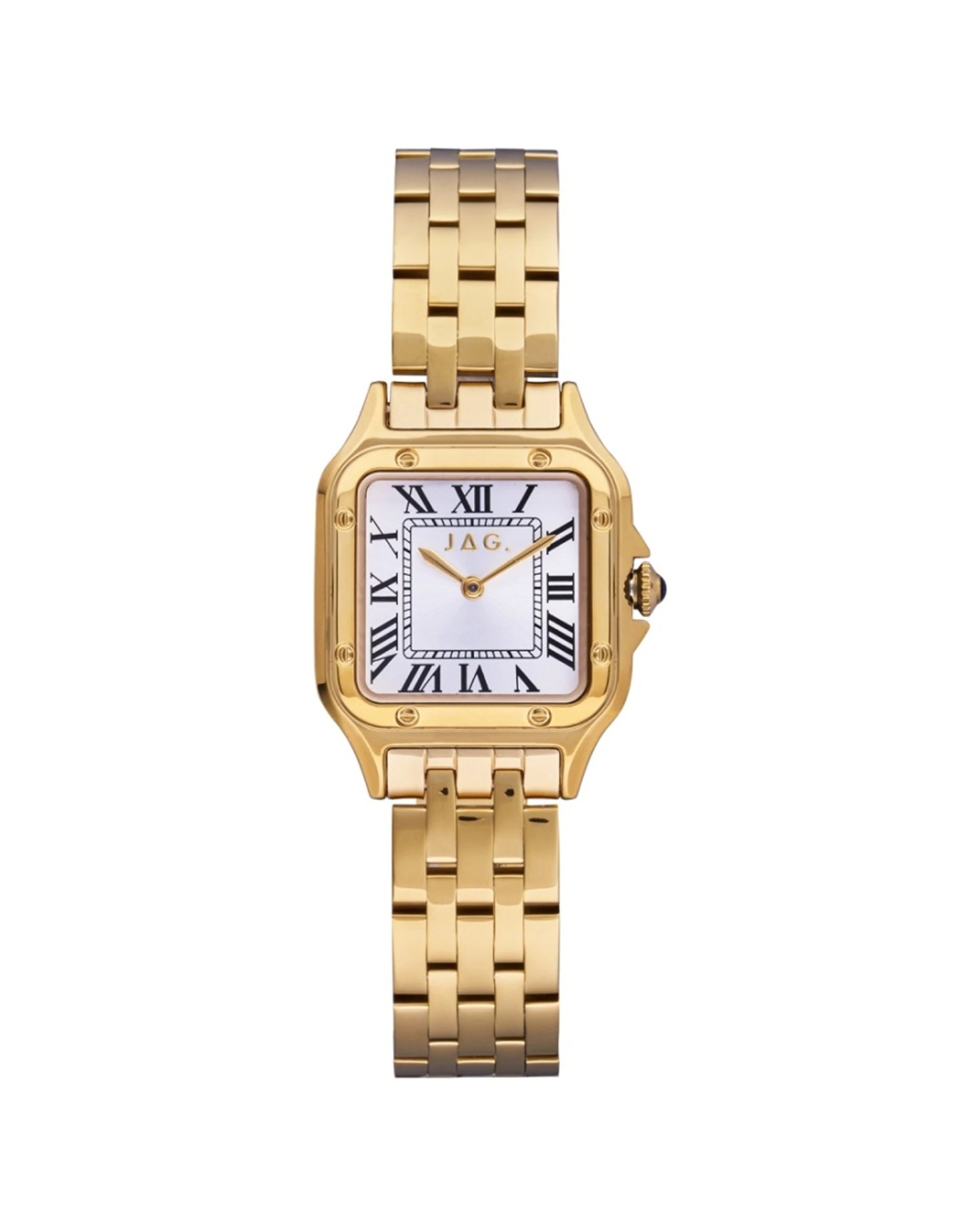 1 JAG Riana Women's Gold Alloy Watch 26mm Ion Plated Stainless Steel Band, 1 of 3