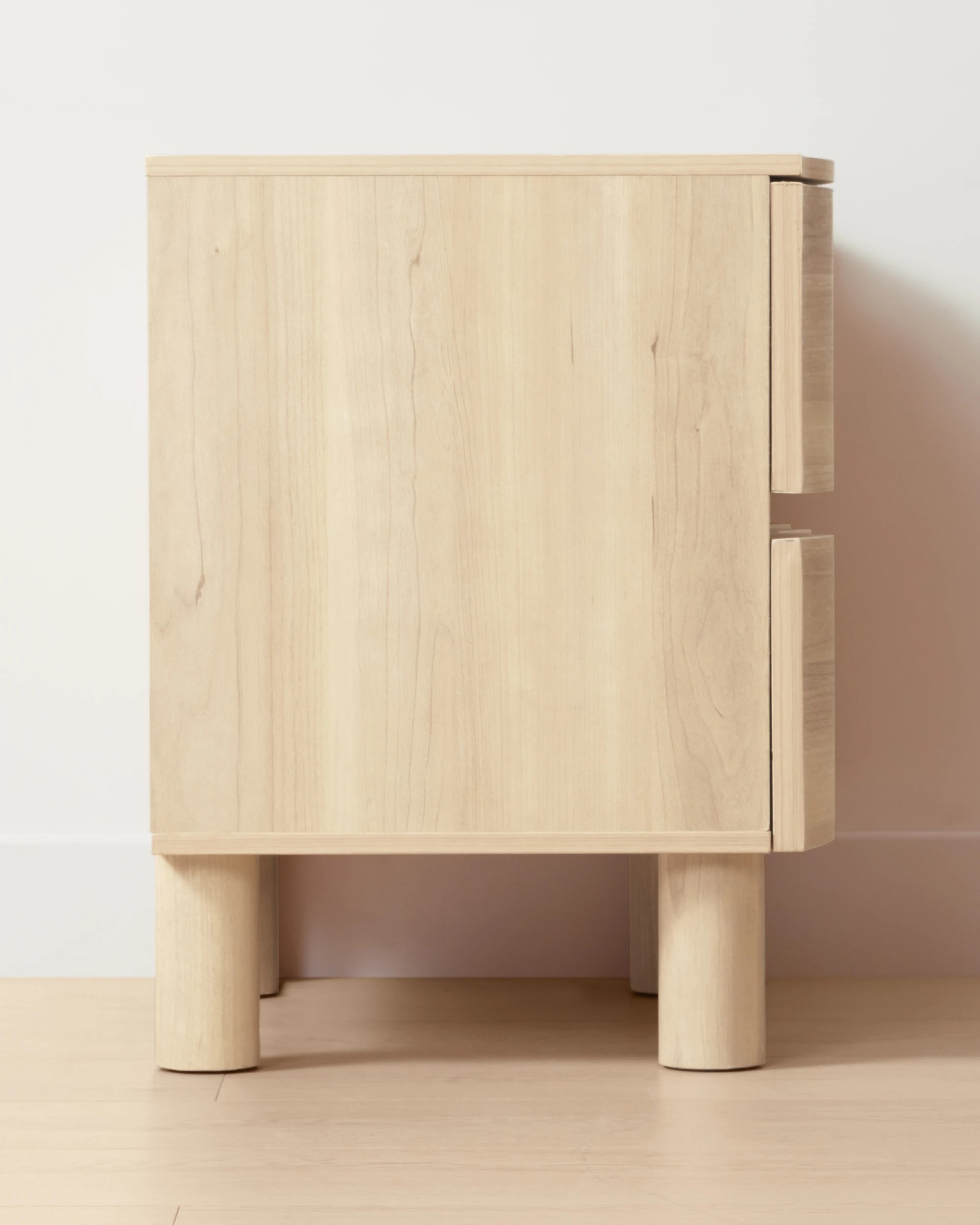 3 Ripple 2 Drawer Bedside Table - Light Oak, 3 of 6