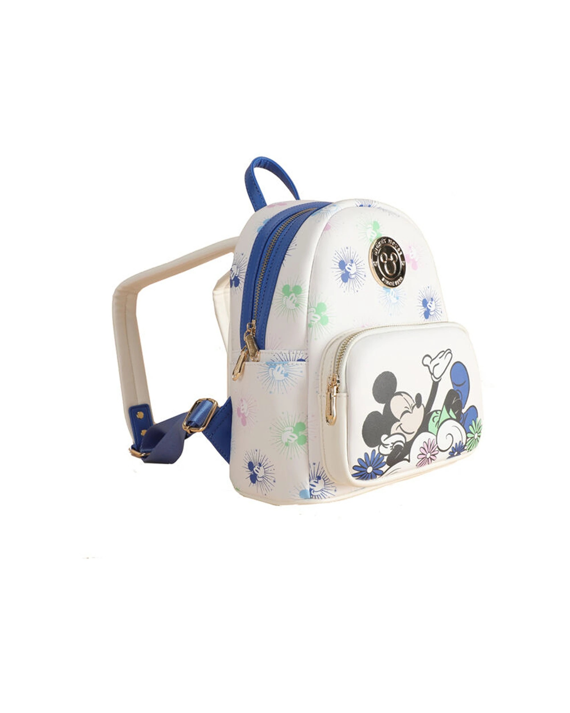 5 Disney Mickey Deluxe PU Leather Kids Travel Backpack 29x29cm Polyester - Multi, 5 of 7