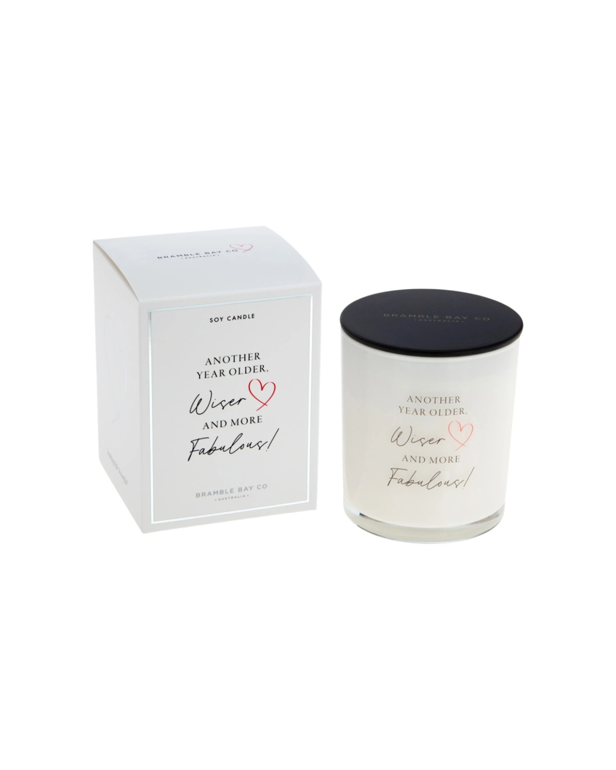 2 Bramble Bay Fabulous Birthday Cardamom & Tobacco Scented Soy Candle Home Fragrance 300g - White, 2 of 2