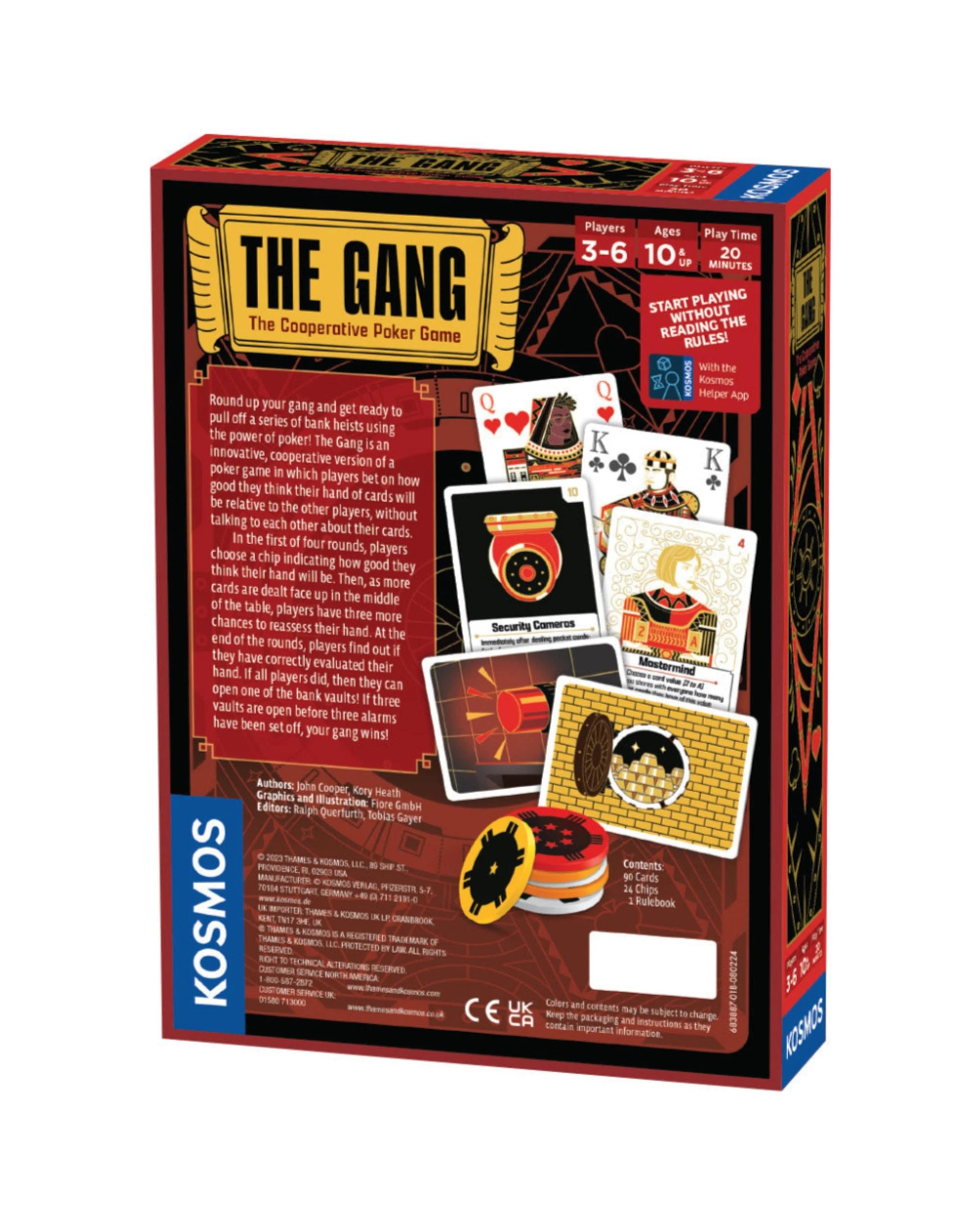 3 The Gang The Cooperative Poker Card Game, 3 of 3