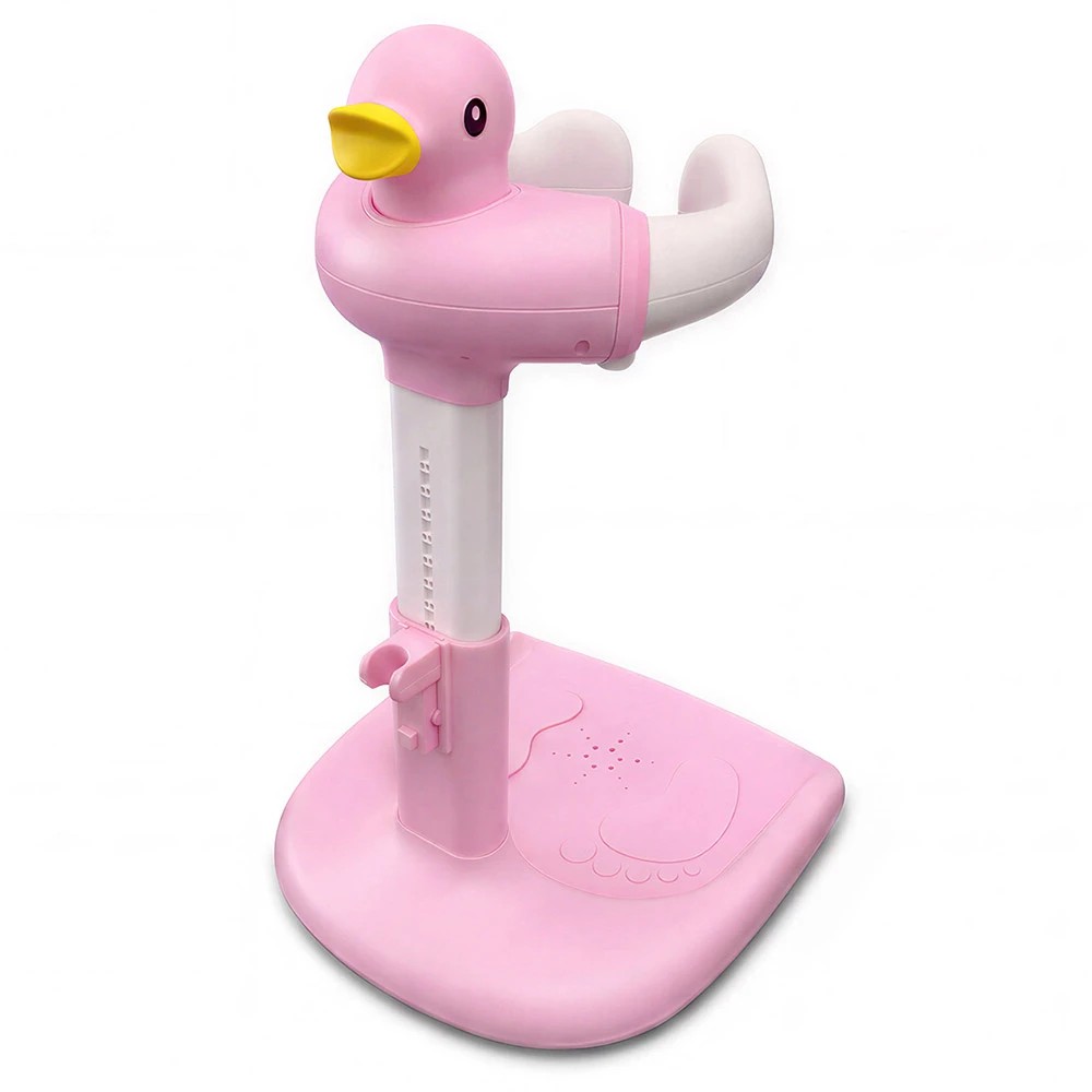 1 PlayPals Baby Shower Stand Adjustable Infant Bathtub Standing Support Rack - Pink, 1 of 3