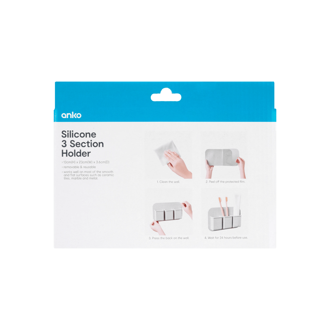 10 Silicone 3 Section Holder, 10 of 10