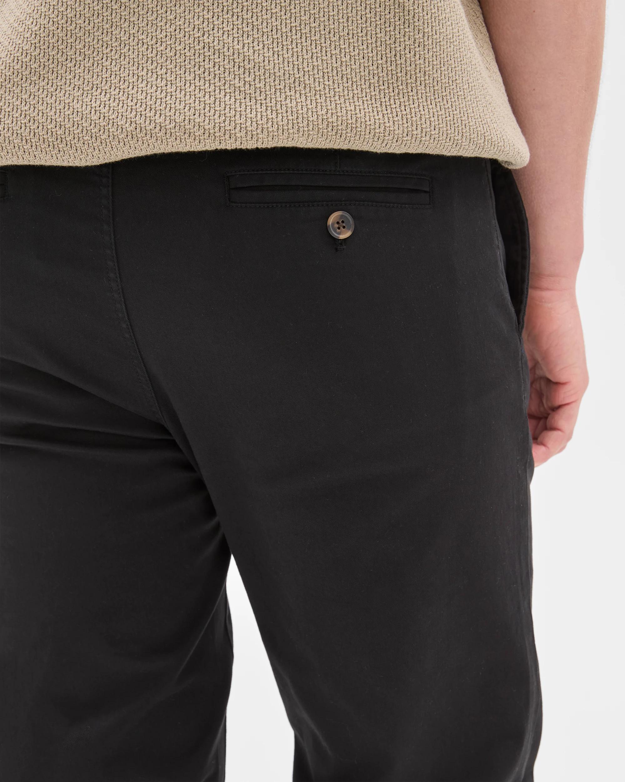5 Target Man Australian Cotton Straight Chino Pants BLACK, 5 of 6