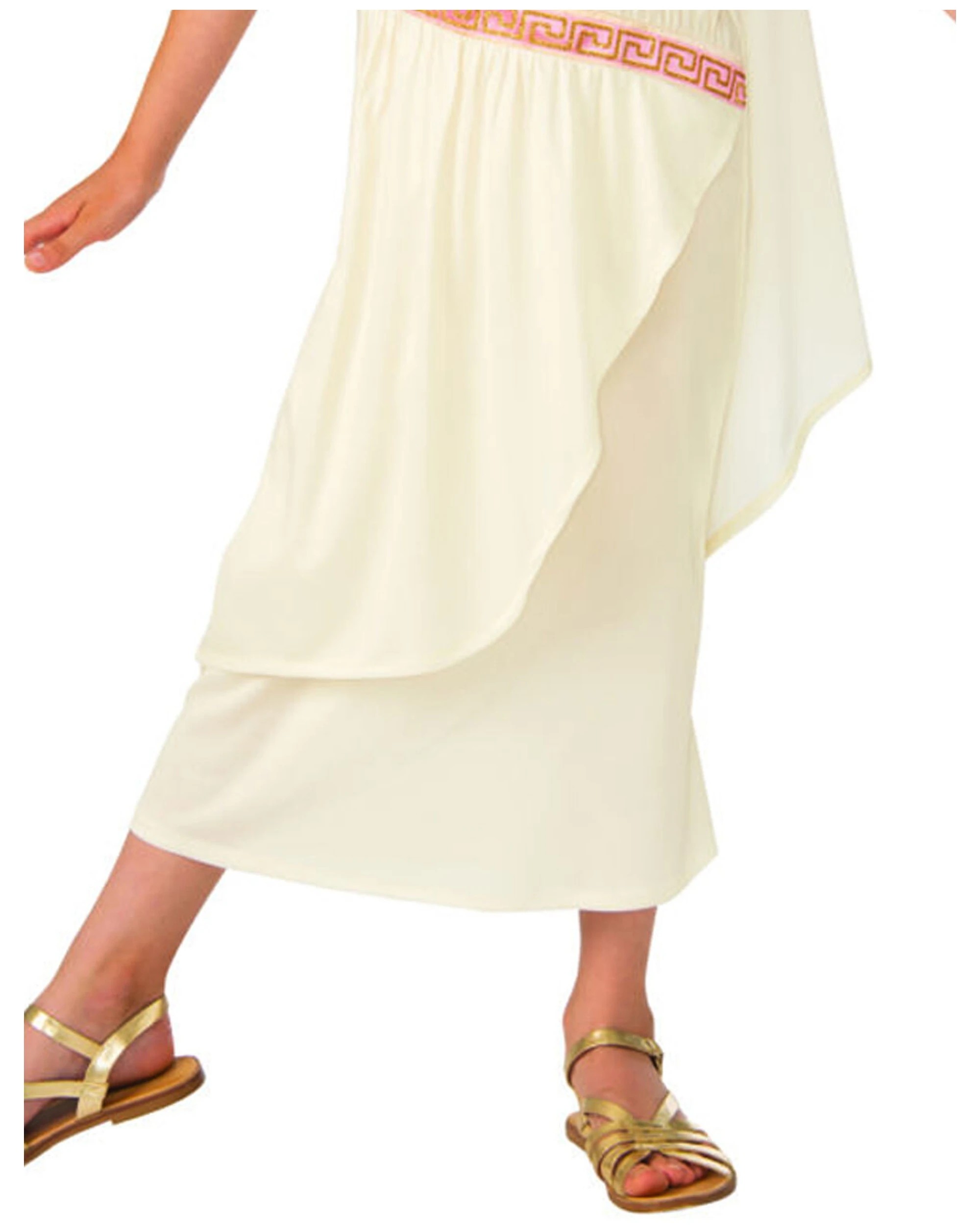 3 Rubies Roman Girl Dress Up Kids Party Costume Size M - Gold, 3 of 4