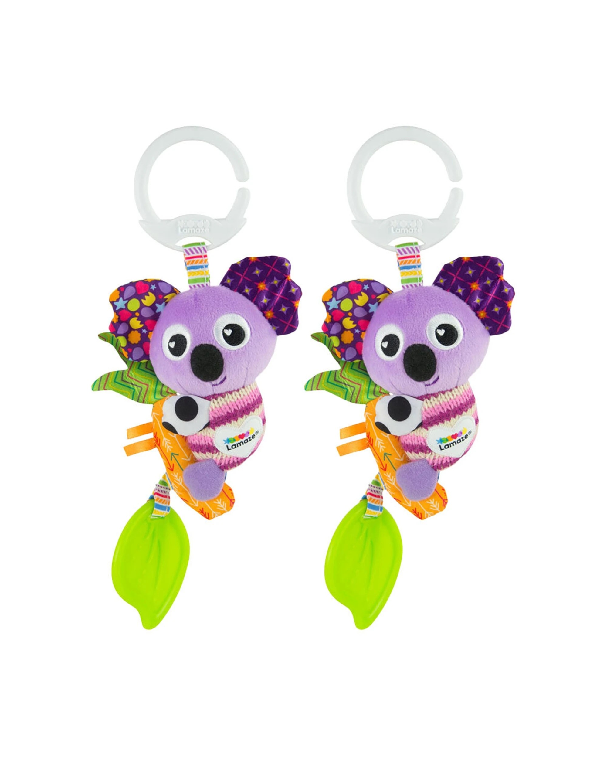 1 Lamaze Walla Walla Koala Mini Clip and Go Plush Toy 2PK - Multi, 1 of 7