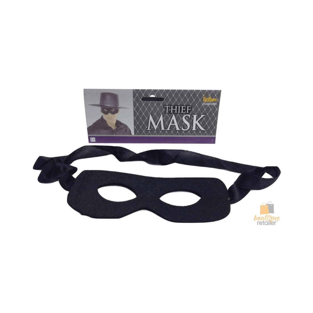 4 BR Costumes Thief Mask for Halloween Costume and Fancy Dress, 4 of 4