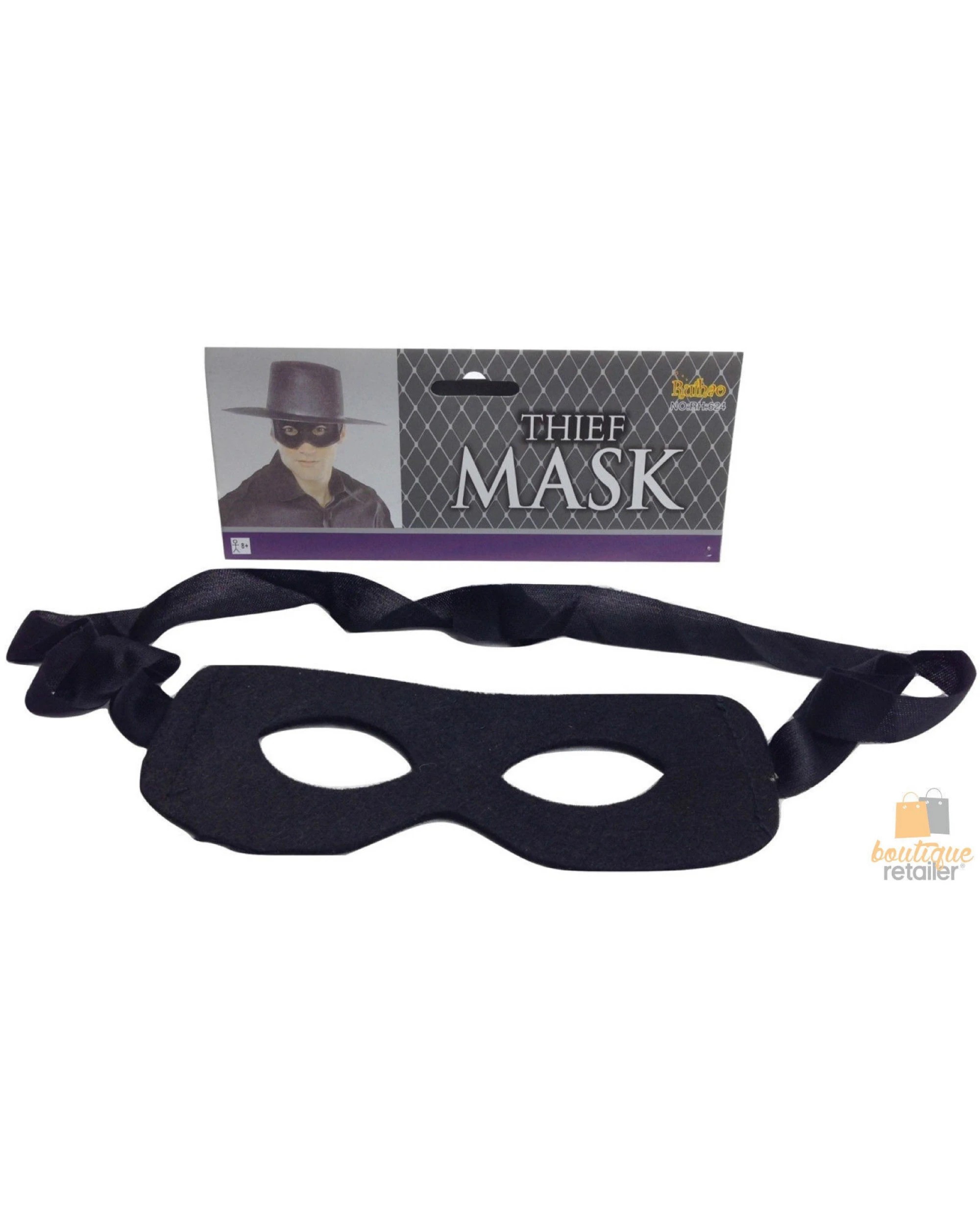 4 BR Costumes Thief Mask for Halloween Costume and Fancy Dress, 4 of 4