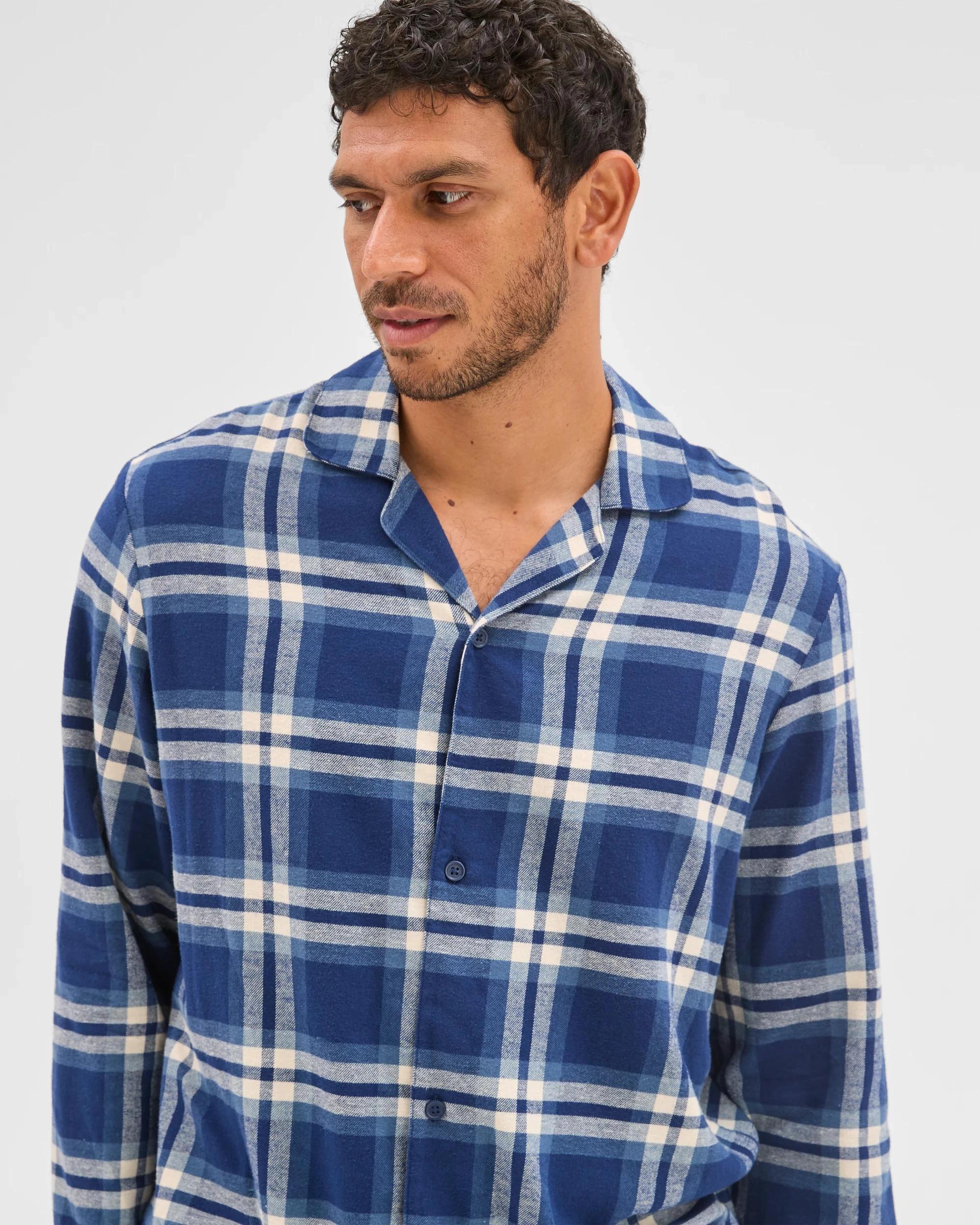 3 Target Man Flannelette Pyjama Set BLUE CHECK, 3 of 6