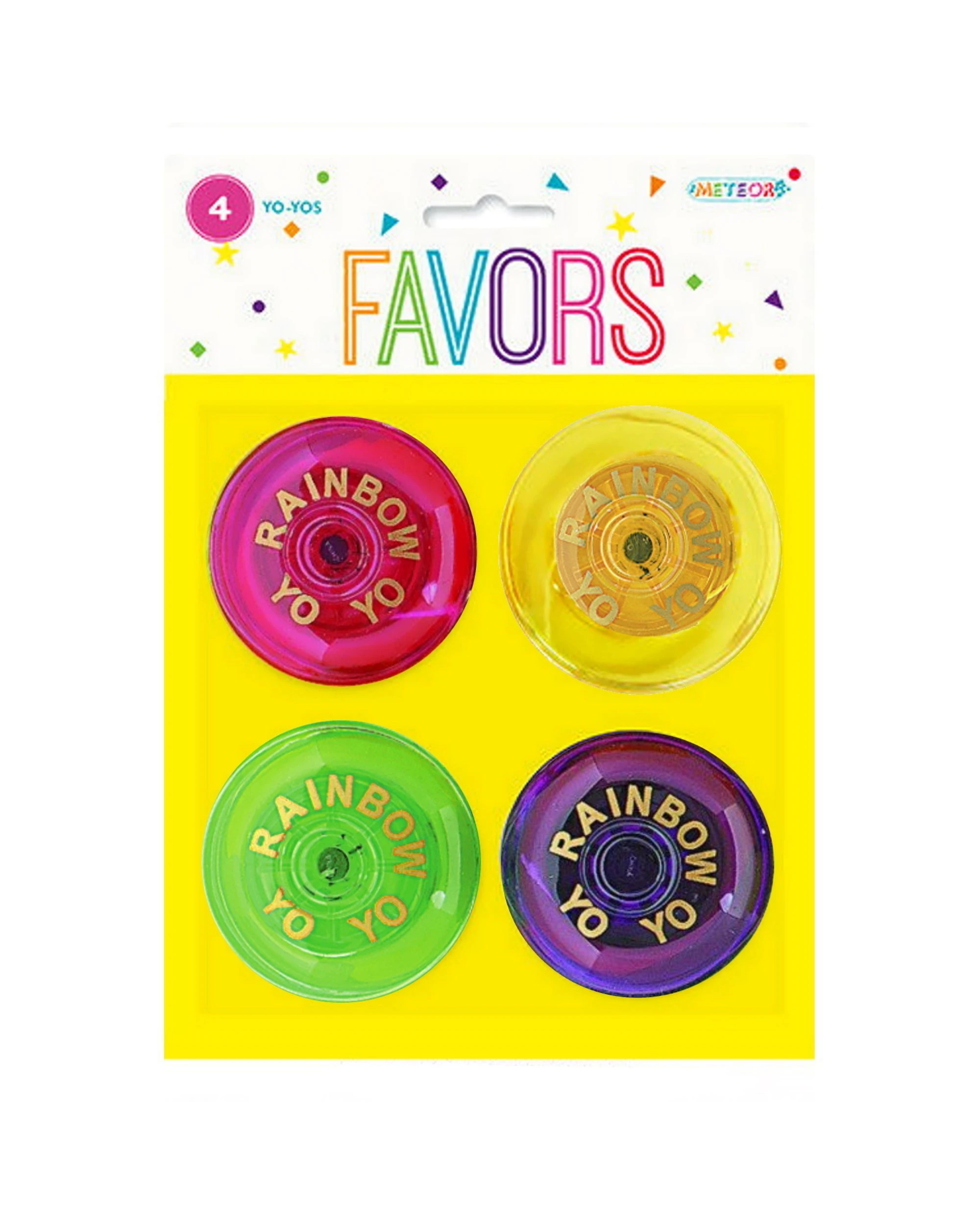 1 Unique Rainbow Yo-Yos Pack of 4, 1 of 1