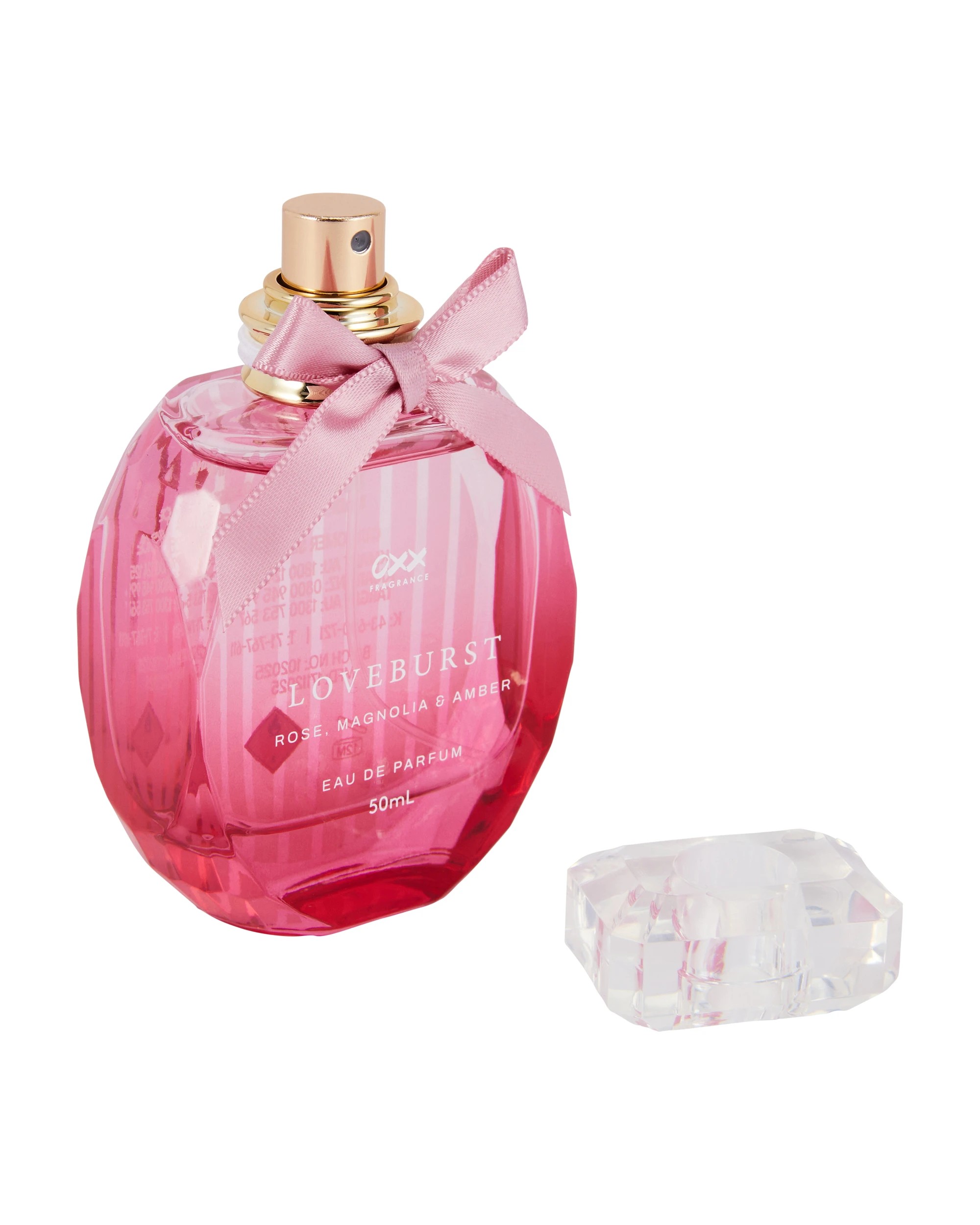 3 OXX Fragrance Loveburst Eau De Parfum 50ml - Rose, Magnolia and Amber, 3 of 6