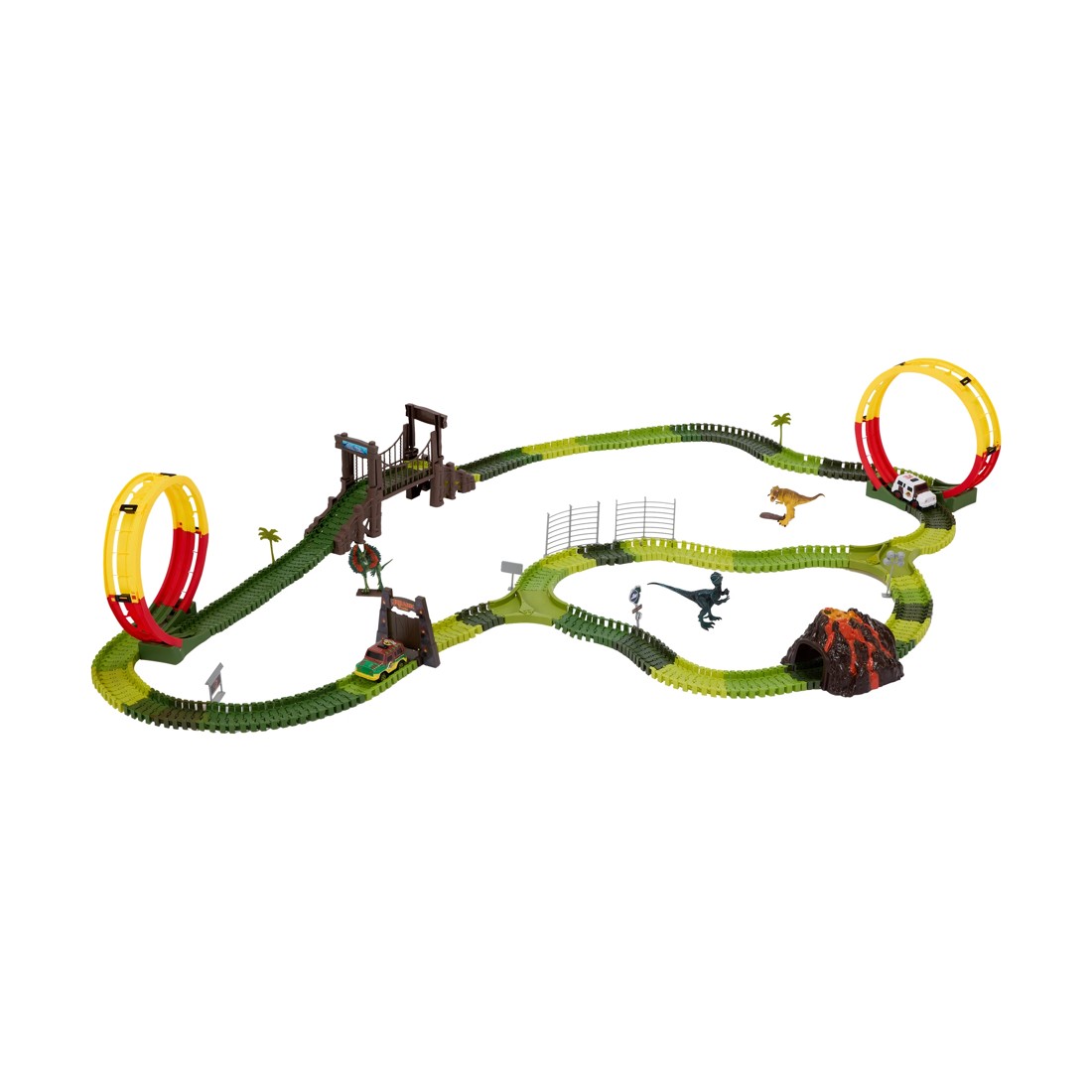 4 Jurassic Park Dinosaur Super Loop Track Set, 4 of 10