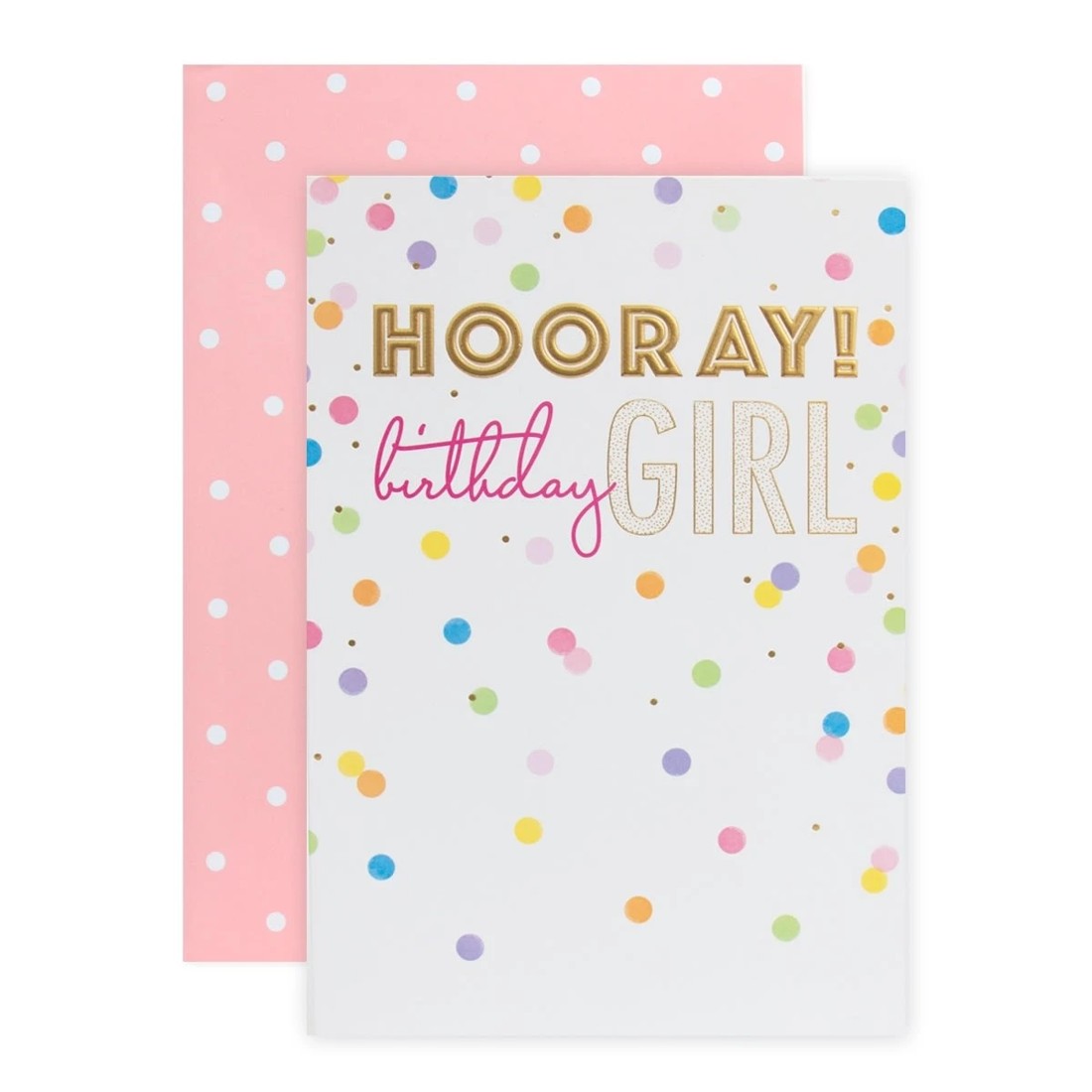1 Connections from Hallmark Birthday Card For Girl - Colourful Confetti, 1 of 3