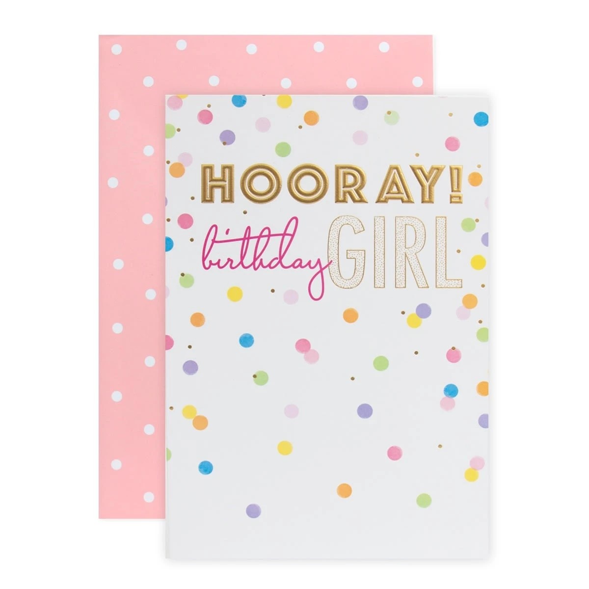 1 Connections from Hallmark Birthday Card For Girl - Colourful Confetti, 1 of 3