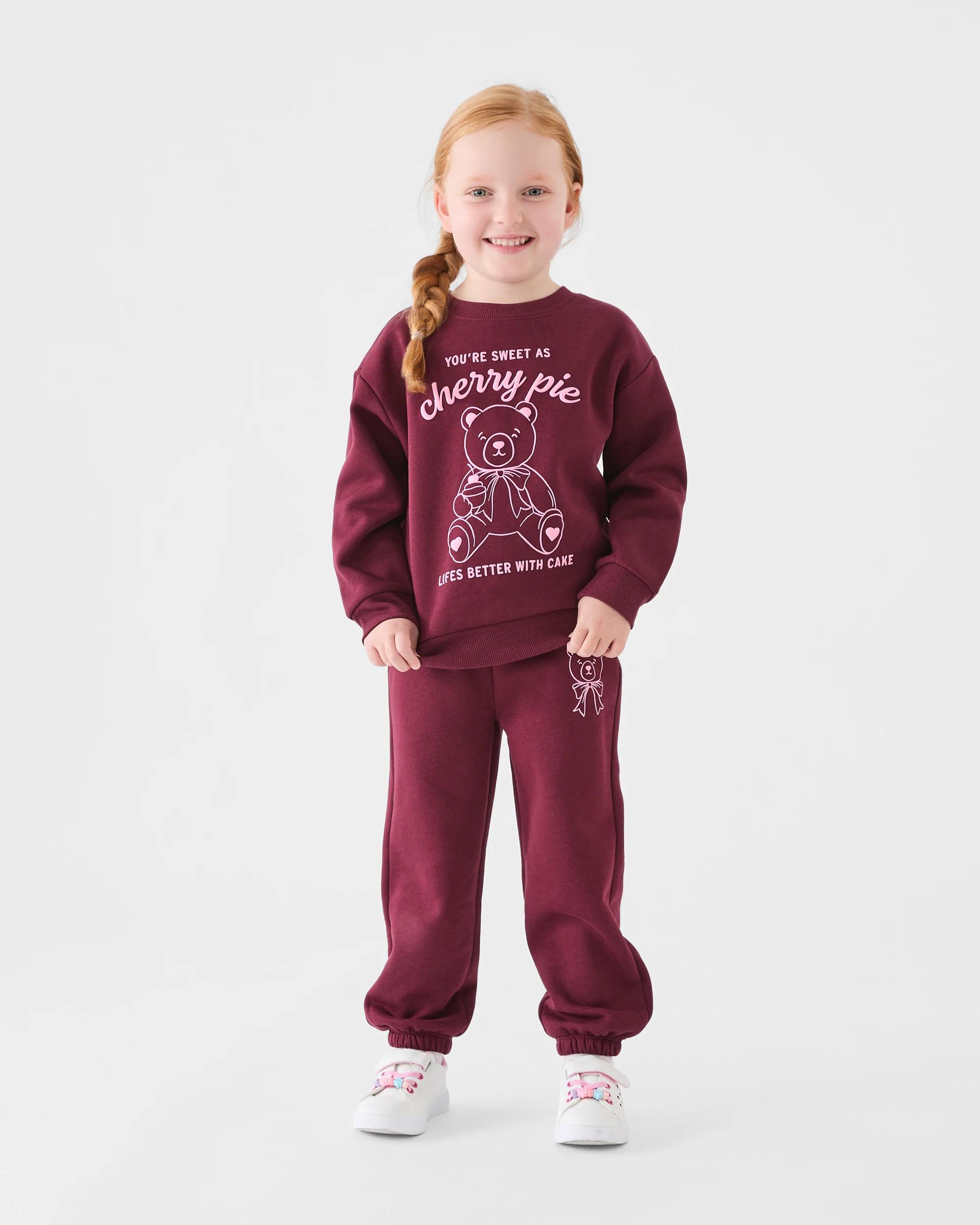 4 Print Trackpants Red Teddy, 4 of 5