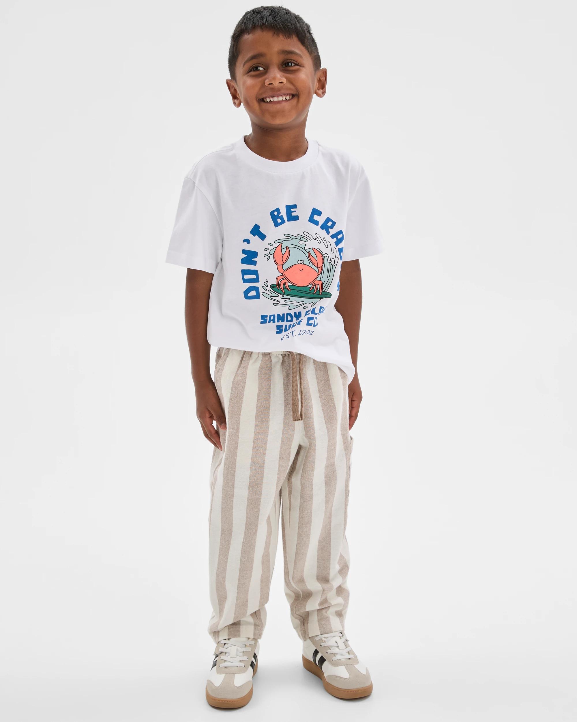 1 Target Kids Lightweight Woven Pull-On Pants TAUPE, 1 of 6