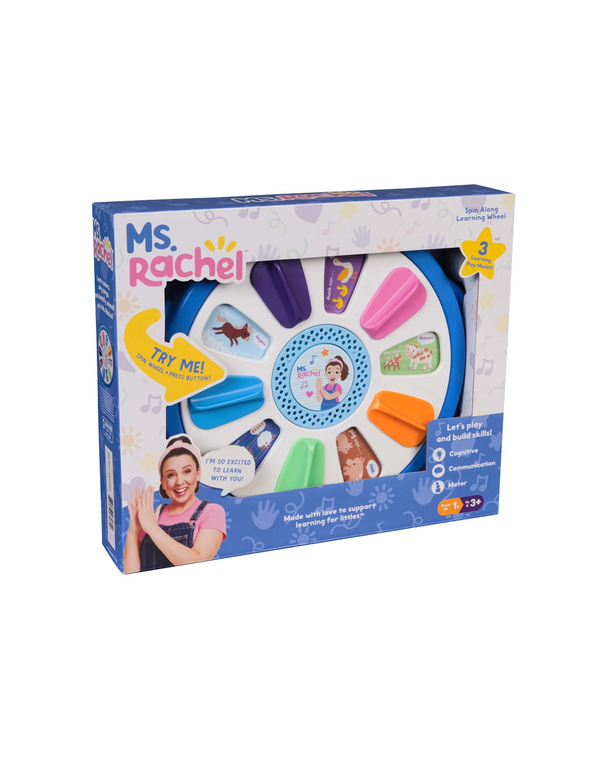 2 Ms Rachel - Spin and Sing Learning Wheel - Interactive, 2 of 6
