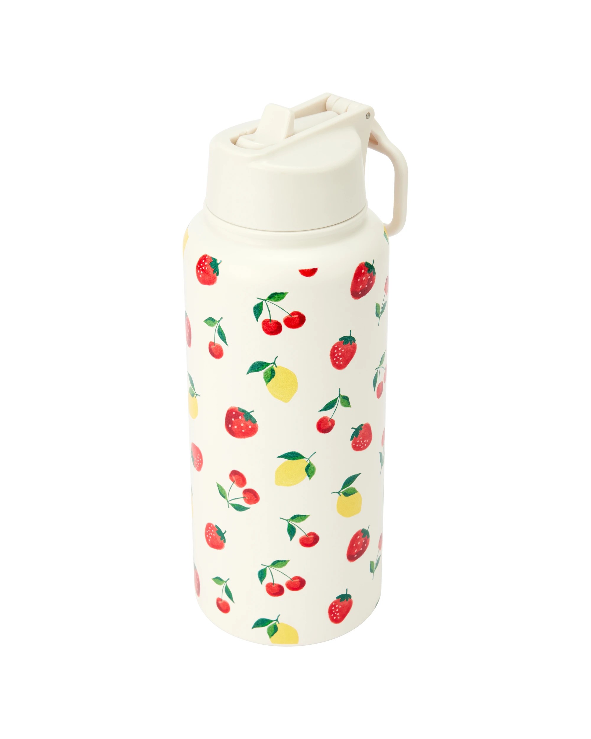 3 960ml Double Wall Insulated Cylinder Drink Bottle - Fruits, 3 of 5