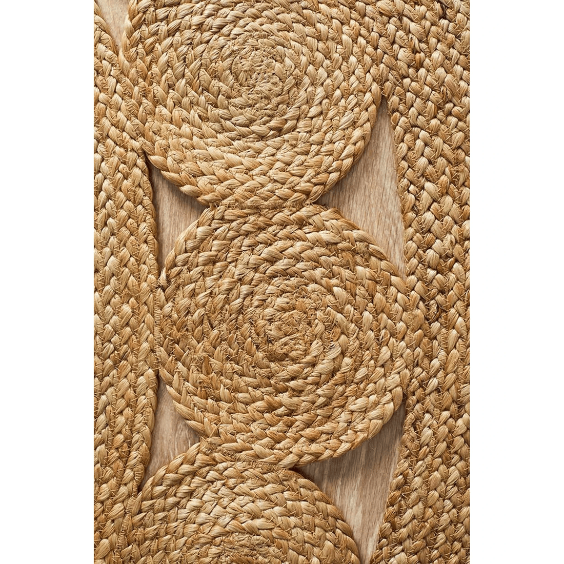 5 Rug Culture Atrium Pilu Natural Jute Rug, Hand-braided Flat-weave, Beige
 - beige, 5 of 6