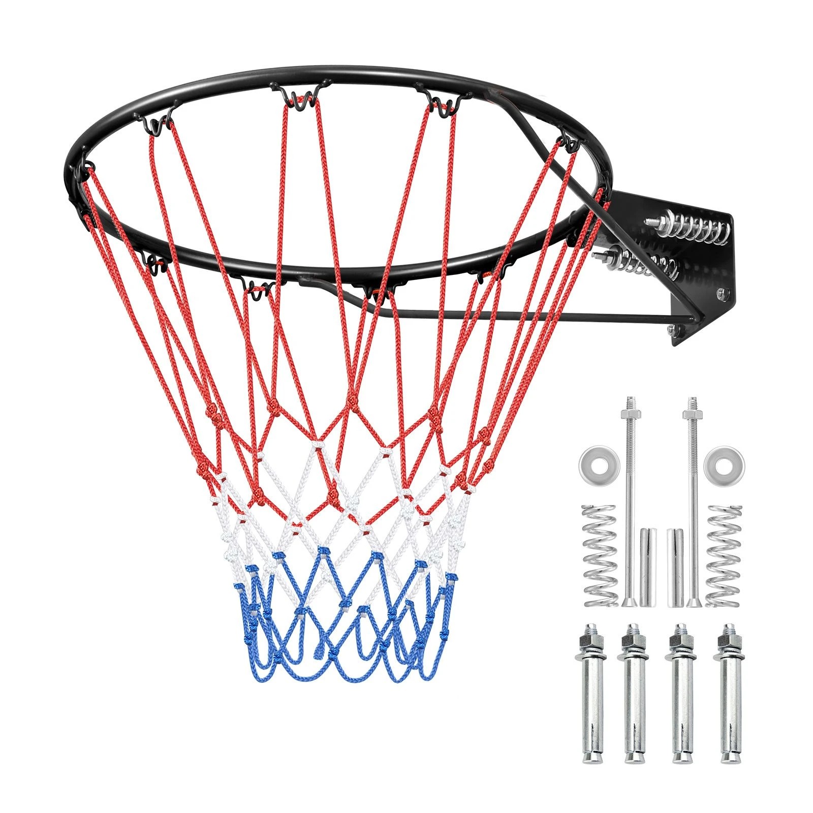 3 Genki Indoor Basketball Hoop Ring Rim Goal Net - Multi, 3 of 3