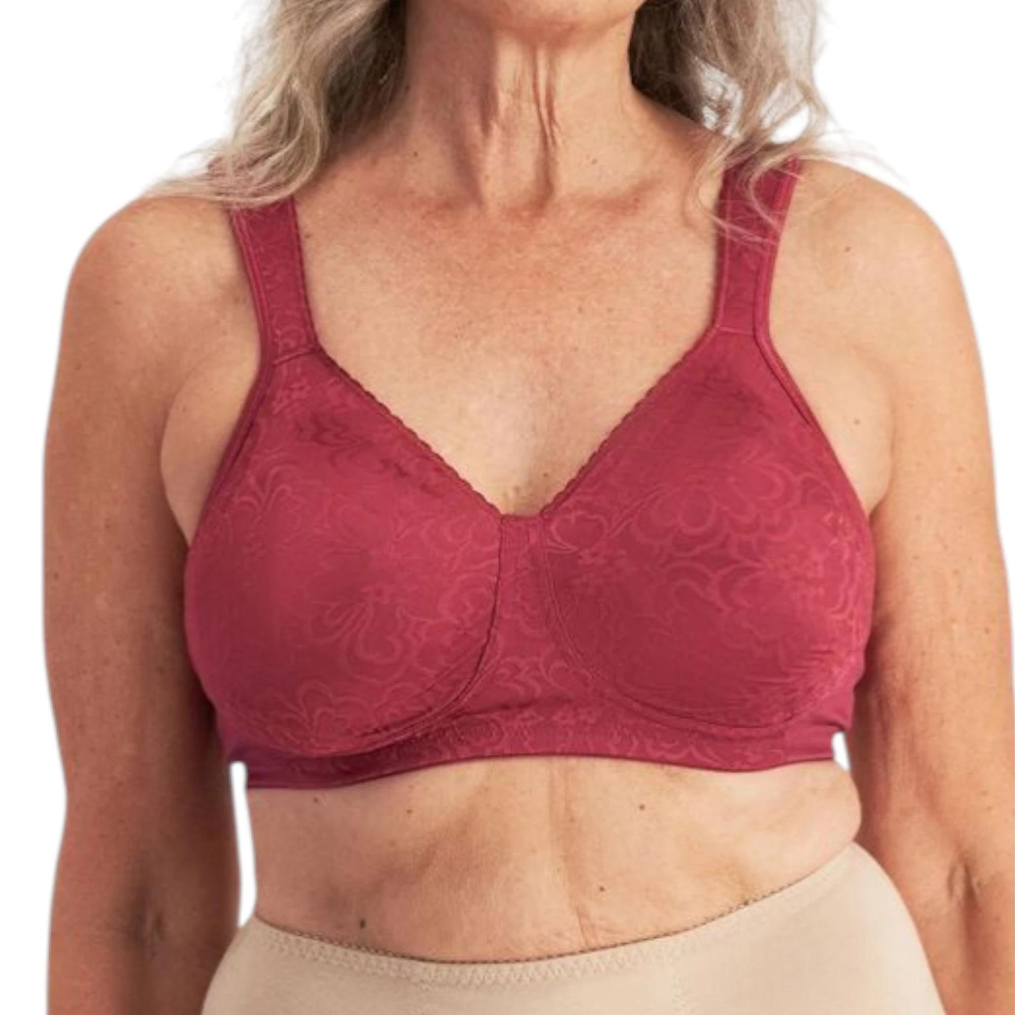 1 Playtex Womens Ultimate Lift and Support Bra Burgundy BURGUNDY, 1 of 4
