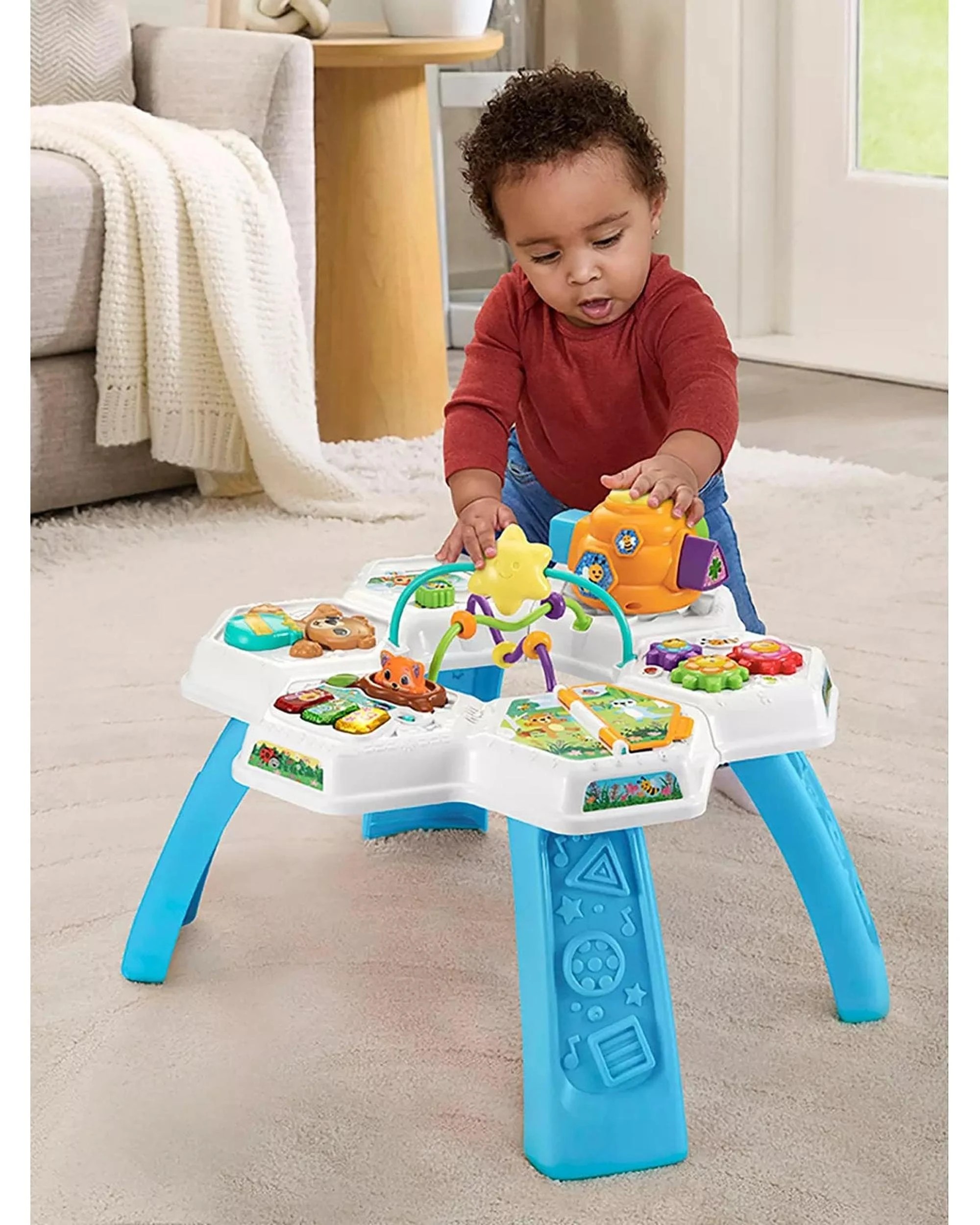 3 VTech Busy Bee Activity Table Blue, 3 of 5