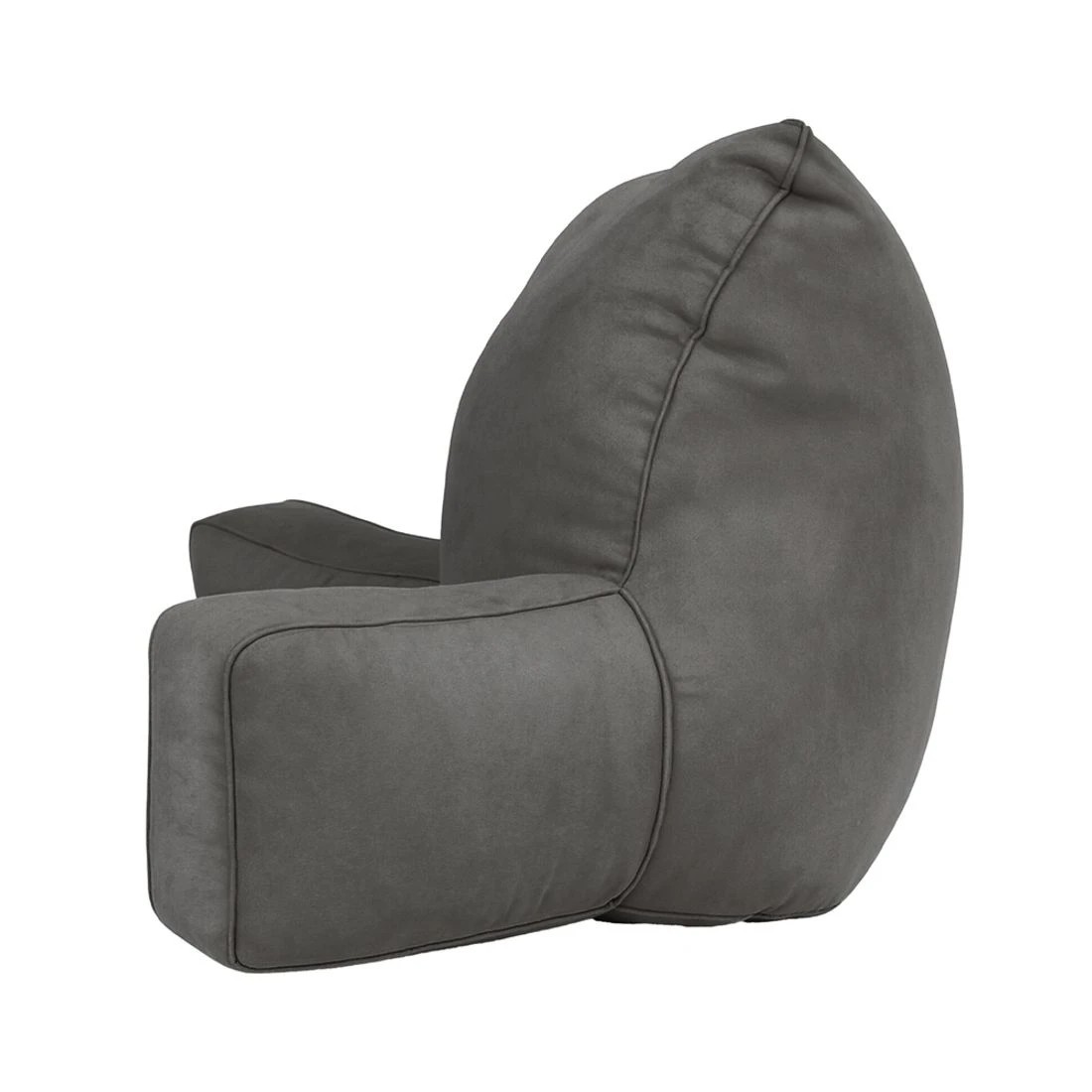 3 Giselle Reading Pillow Back Rest Lumbar Support Cushion - Grey, 3 of 7