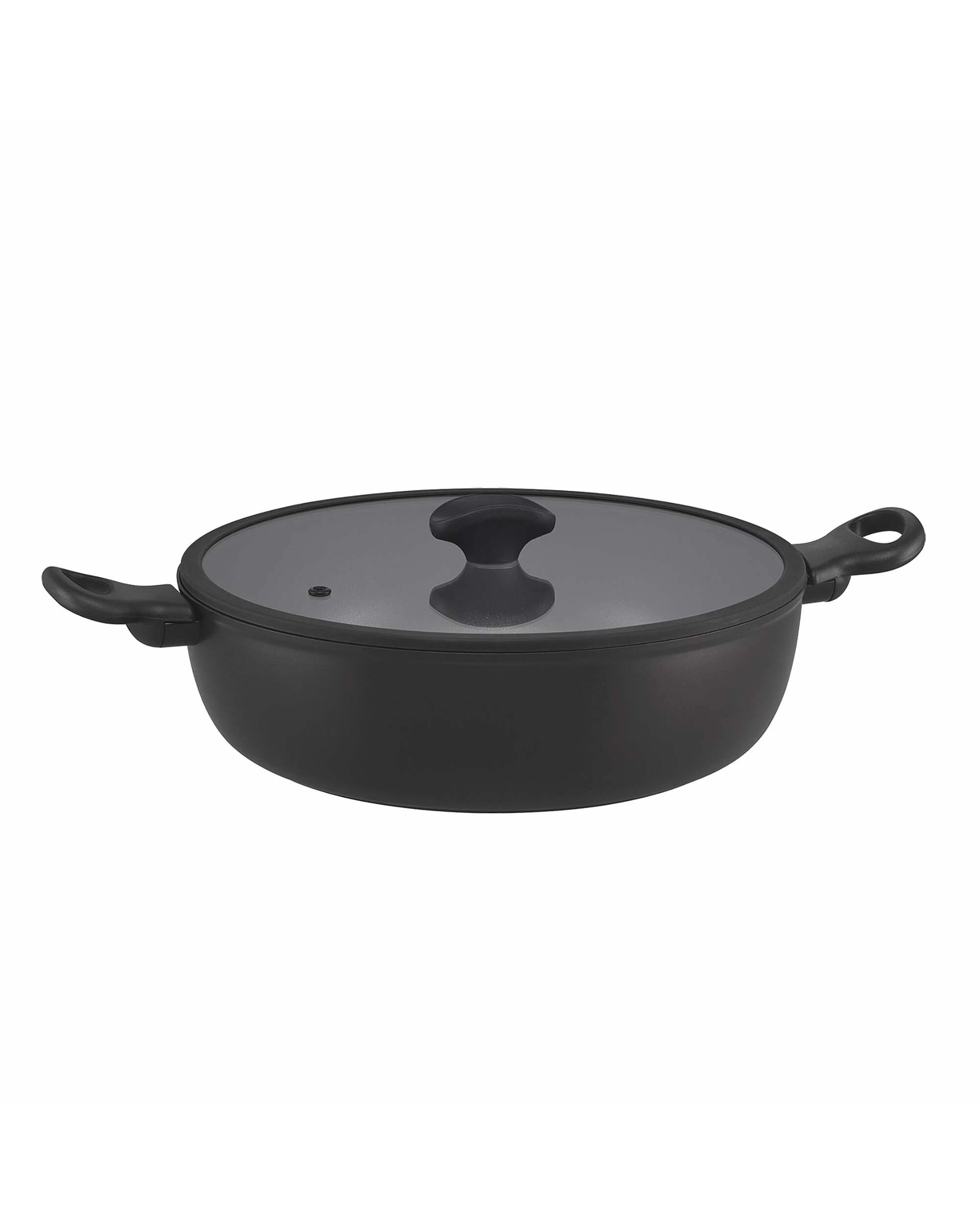 1 Essteele Per Domani Nonstick Induction Covered Sauteuse 30cm/5.5L - Black, 1 of 2