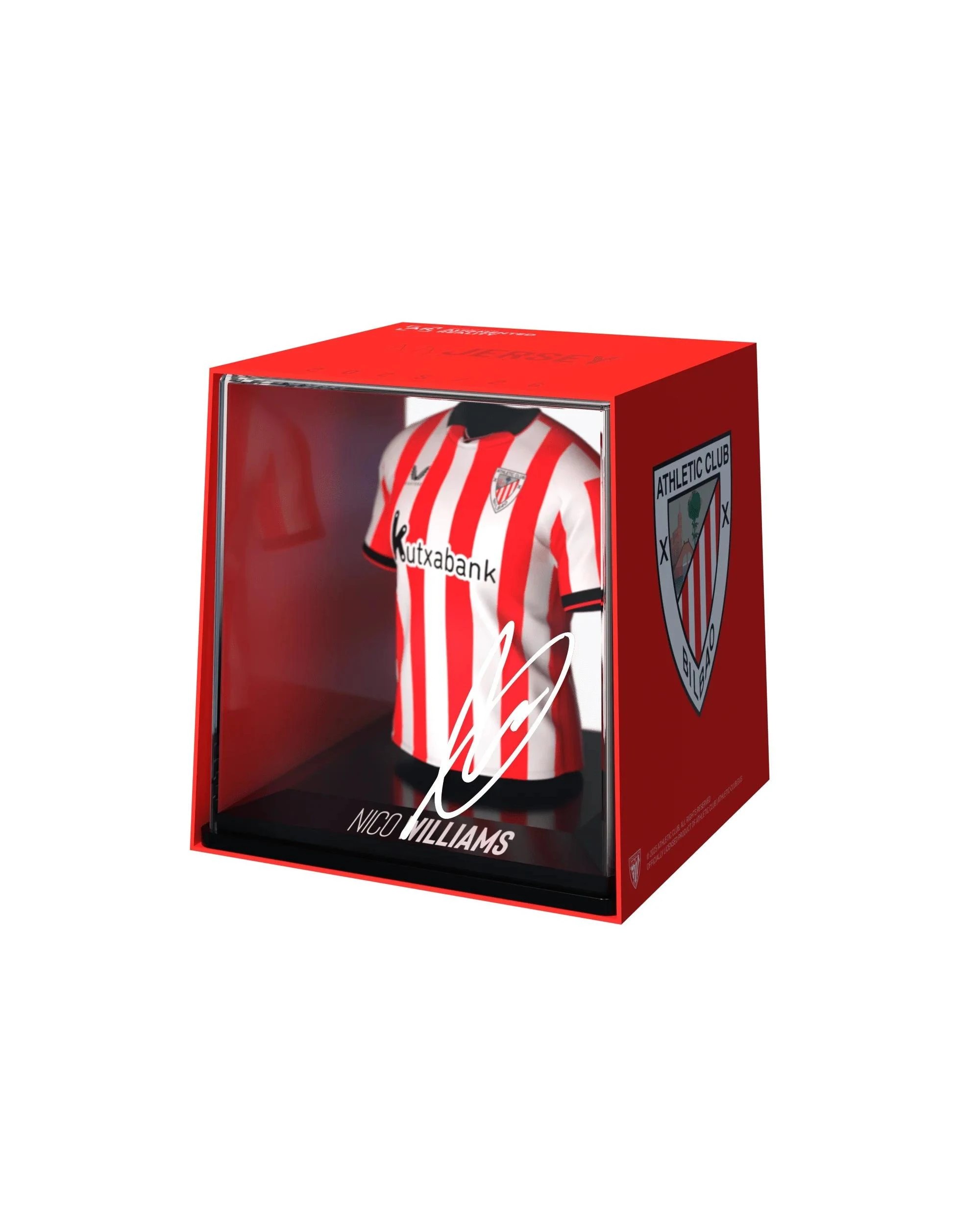 1 FanCollex MyJersey 2025/26 Home Jersey Athletic Club Bilbao Nico Williams, 1 of 4