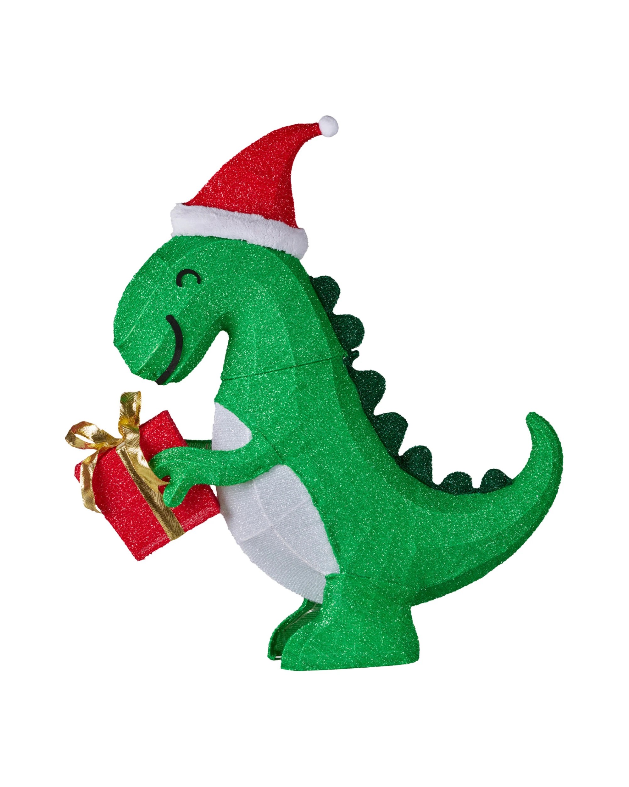 2 Christabelle 90cm Christmas Dinosaur Display with LED Lights Decoration, 2 of 4