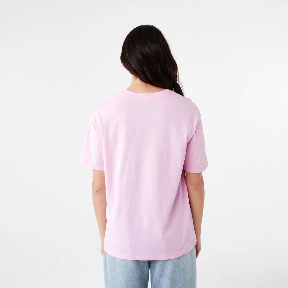 3 Short Sleeve Oversized Boyfriend T-shirt REFRESHING PINK BOUQUET, 3 of 5
