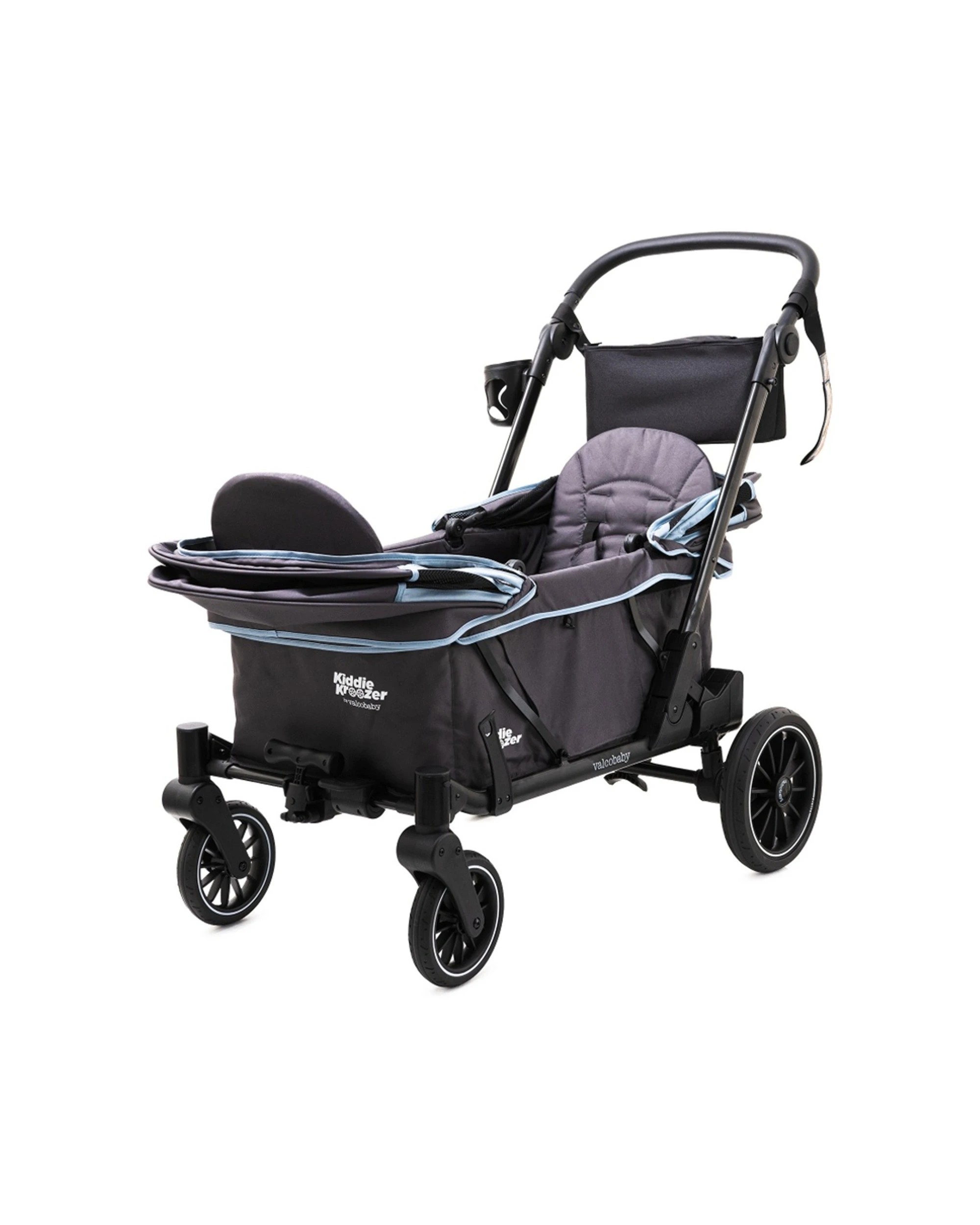 2 Valcobaby Kiddie Kroozer Wagon Baby/Toddler Double Stroller Side-By-Side 6m+ Adjustable - Multi, 2 of 7